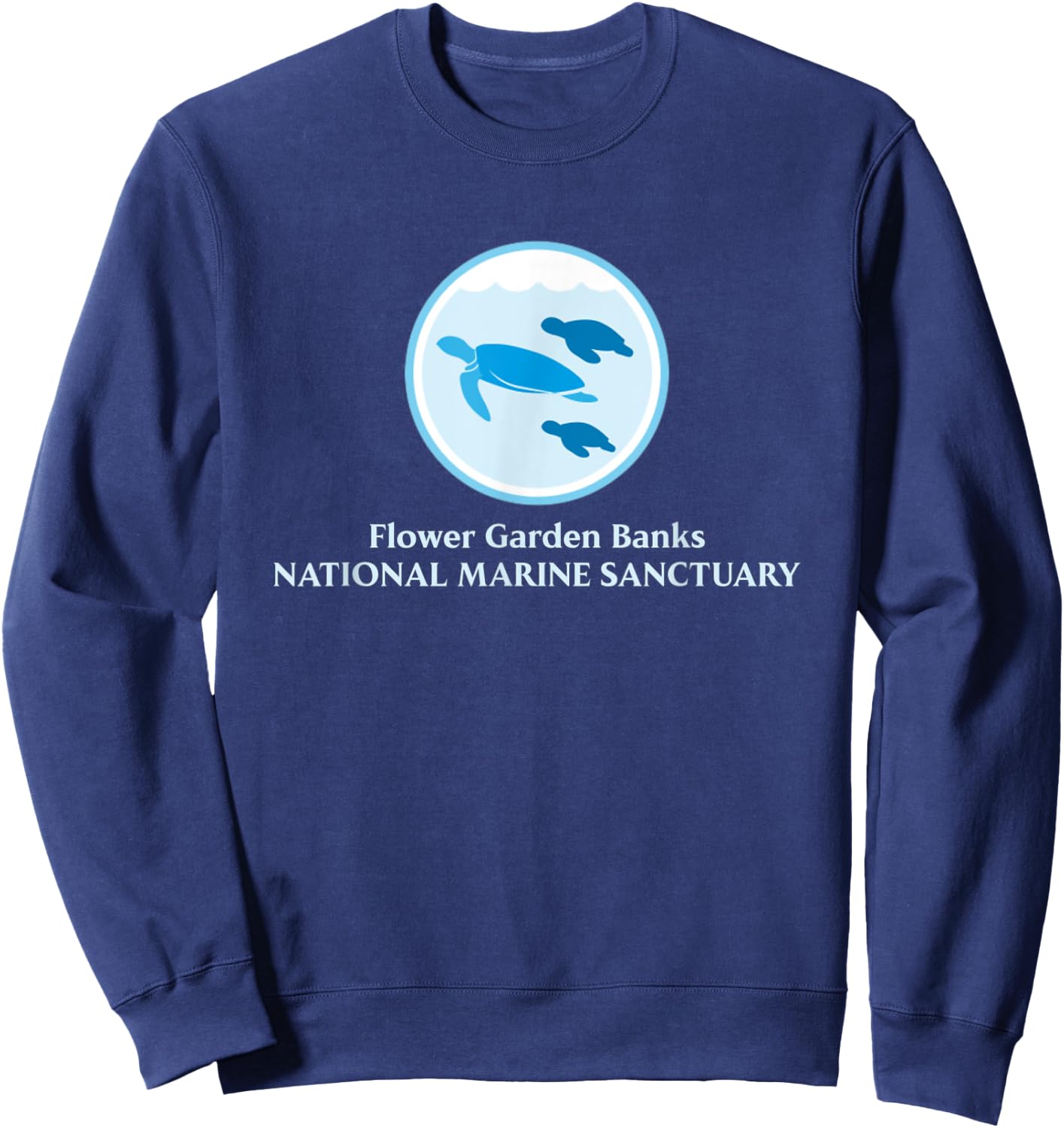 Flower Garden Banks National Marine Sanctuary Sweatshirt - Sweatshirt | Navy