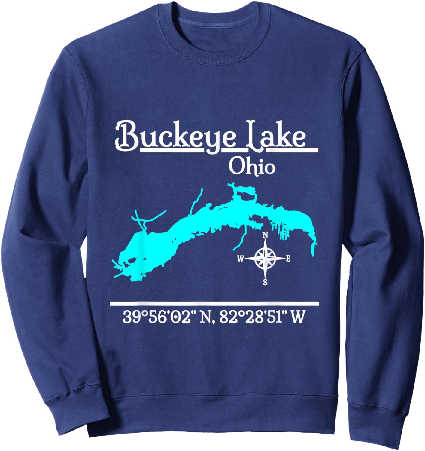 Buckeye Lake - Ohio Sweatshirt - Sweatshirt | Navy
