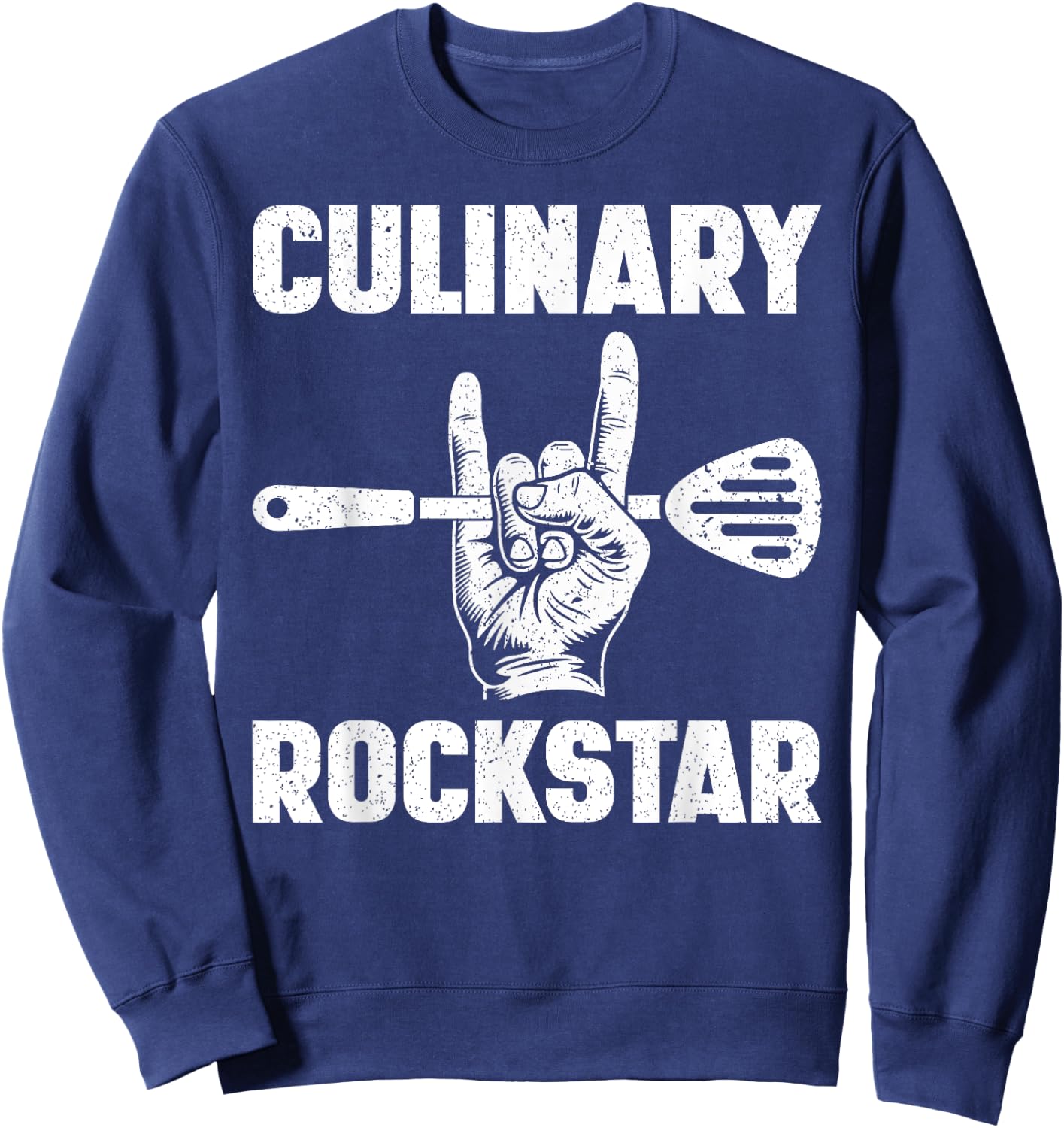 Culinary Design Women Chef Cook Culinary Lover Sweatshirt - Sweatshirt | Navy