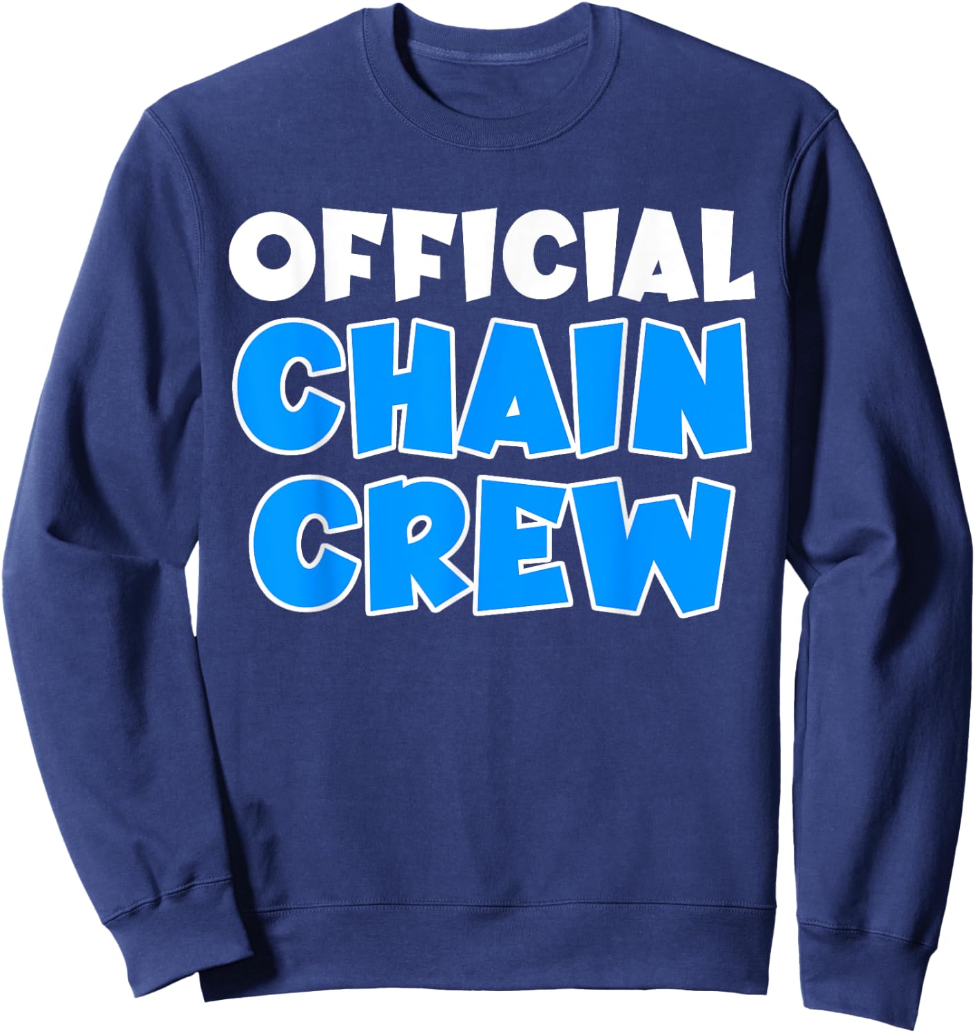 Official Chain Crew American Football Game Sweatshirt - Sweatshirt | Navy