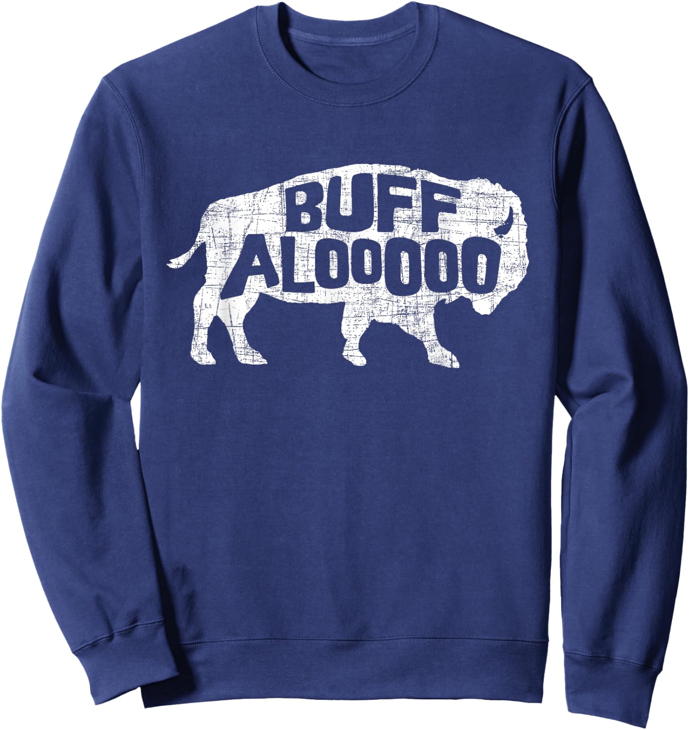 American Bison Buffalo Lover Wildlife Outdoor National Park Sweatshirt - Sweatshirt | Navy