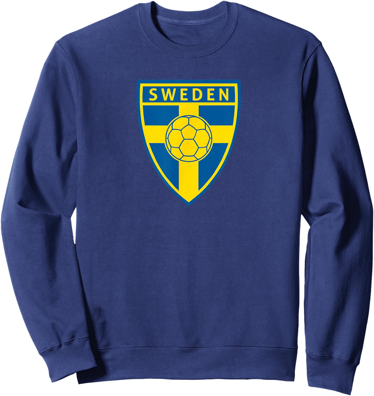 Sweden Flag Swedish Soccer Football Fan Team Sweatshirt - Sweatshirt | Navy