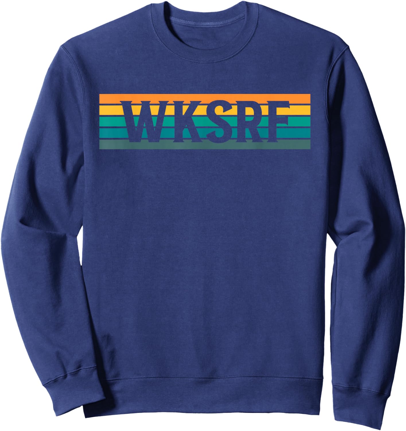 WKSRF Wakesurf Wakeboard Wakeboarding Sweatshirt - Sweatshirt | Navy