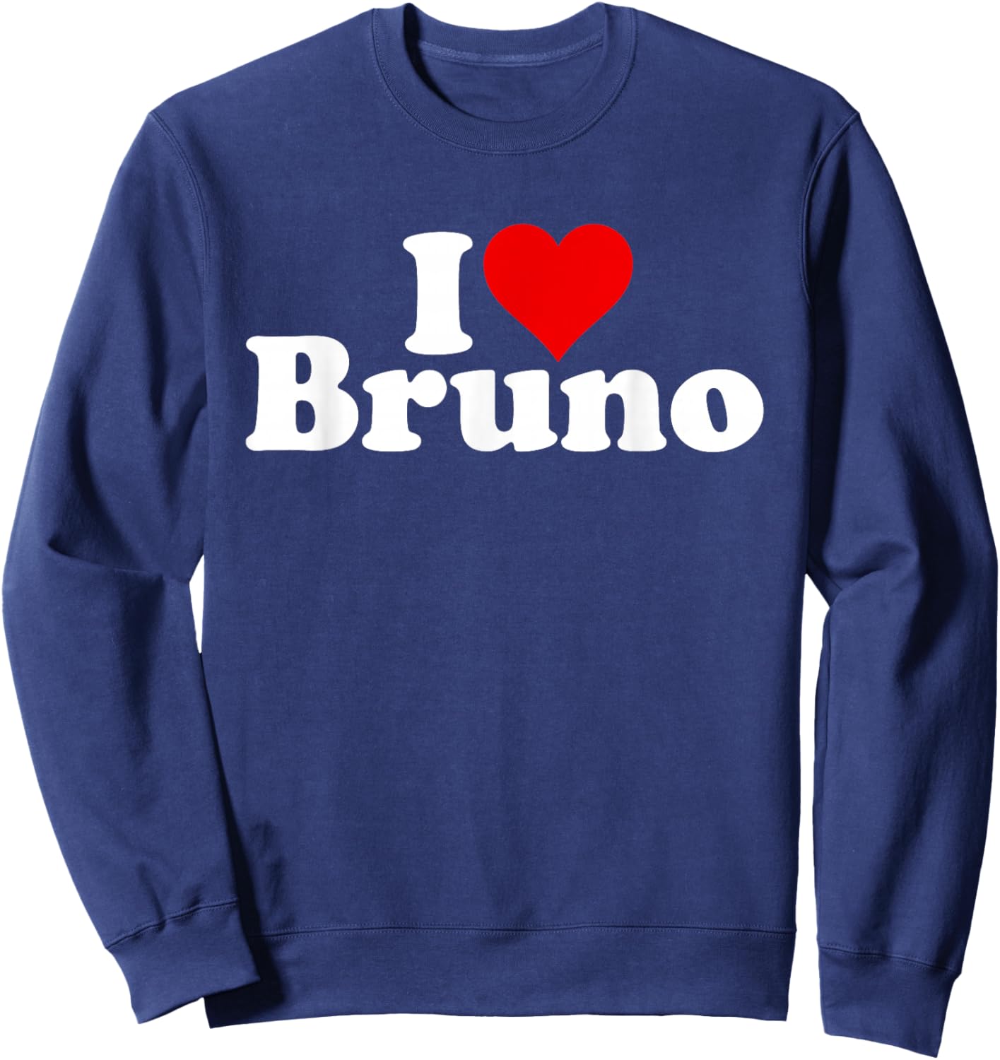 I Love Heart Bruno Sweatshirt - Sweatshirt | Navy