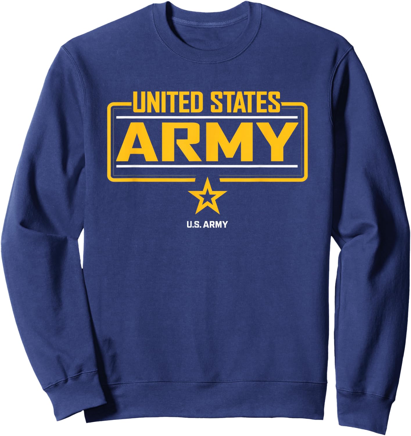 Military Army United State Star Officially Licensed Sweatshirt - Sweatshirt | Navy