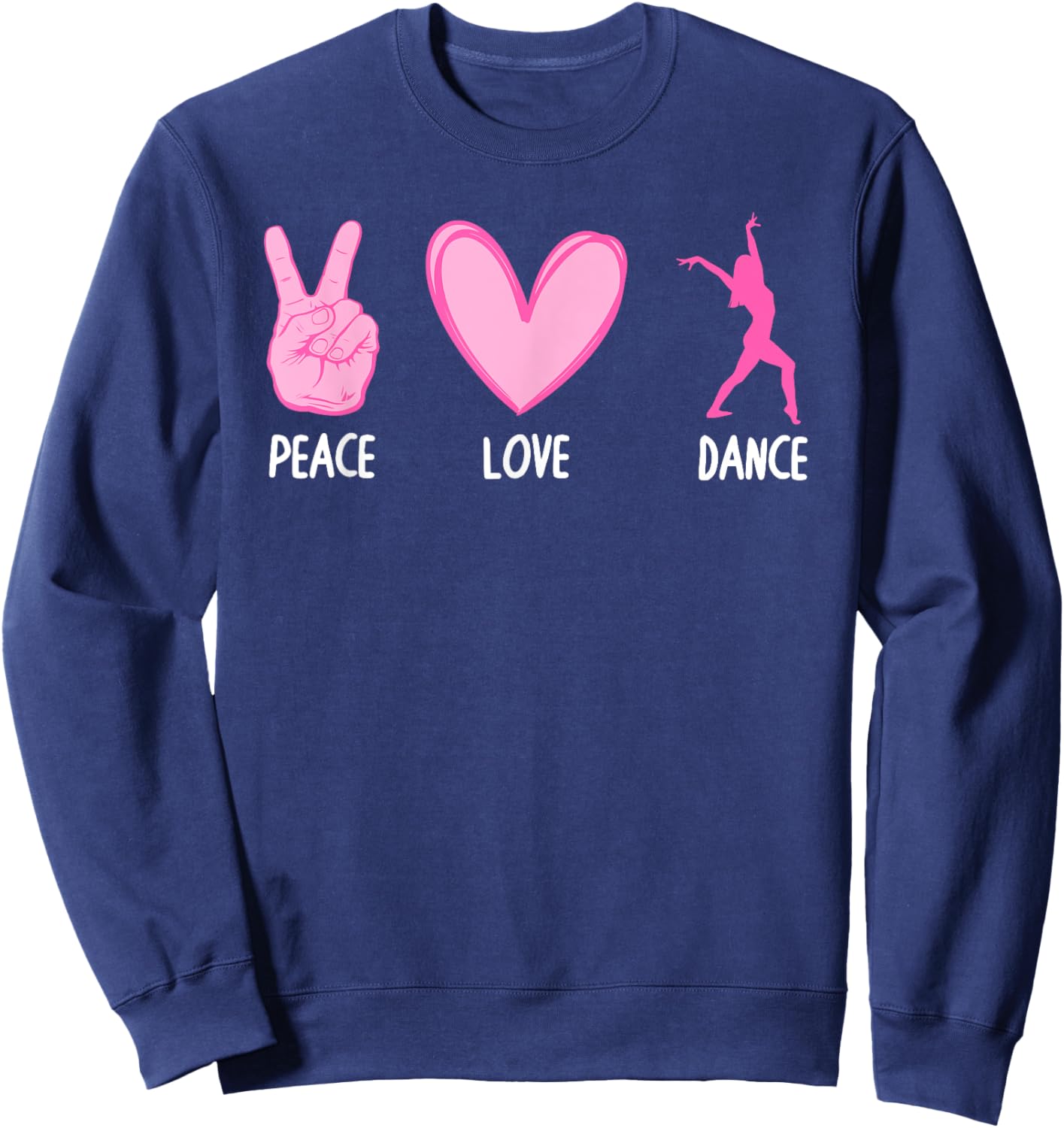 Cool Dance Girls Dancing Related Hip Hop Dancer Sweatshirt - Sweatshirt | Navy