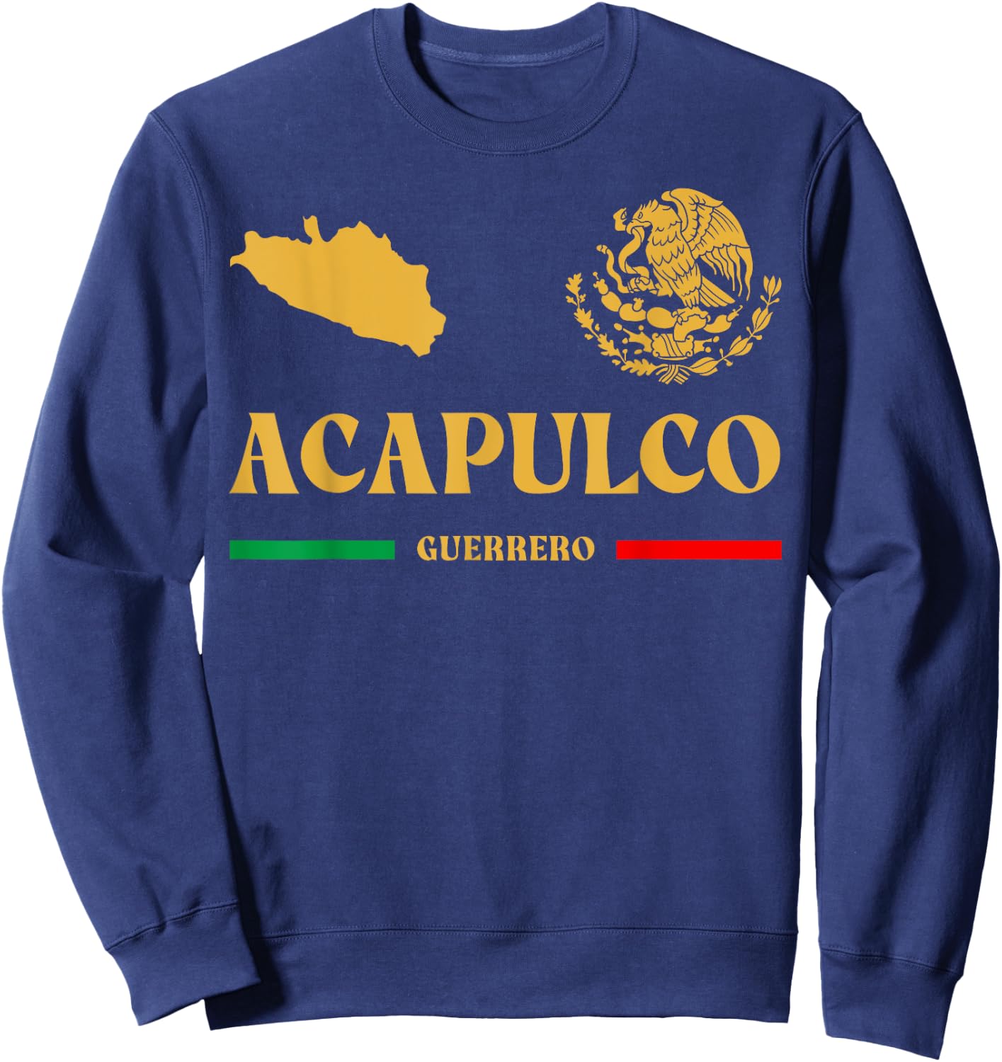 Acapulco Emblem, Acapulco Guerrero, Acapulco Sweatshirt - Sweatshirt | Navy
