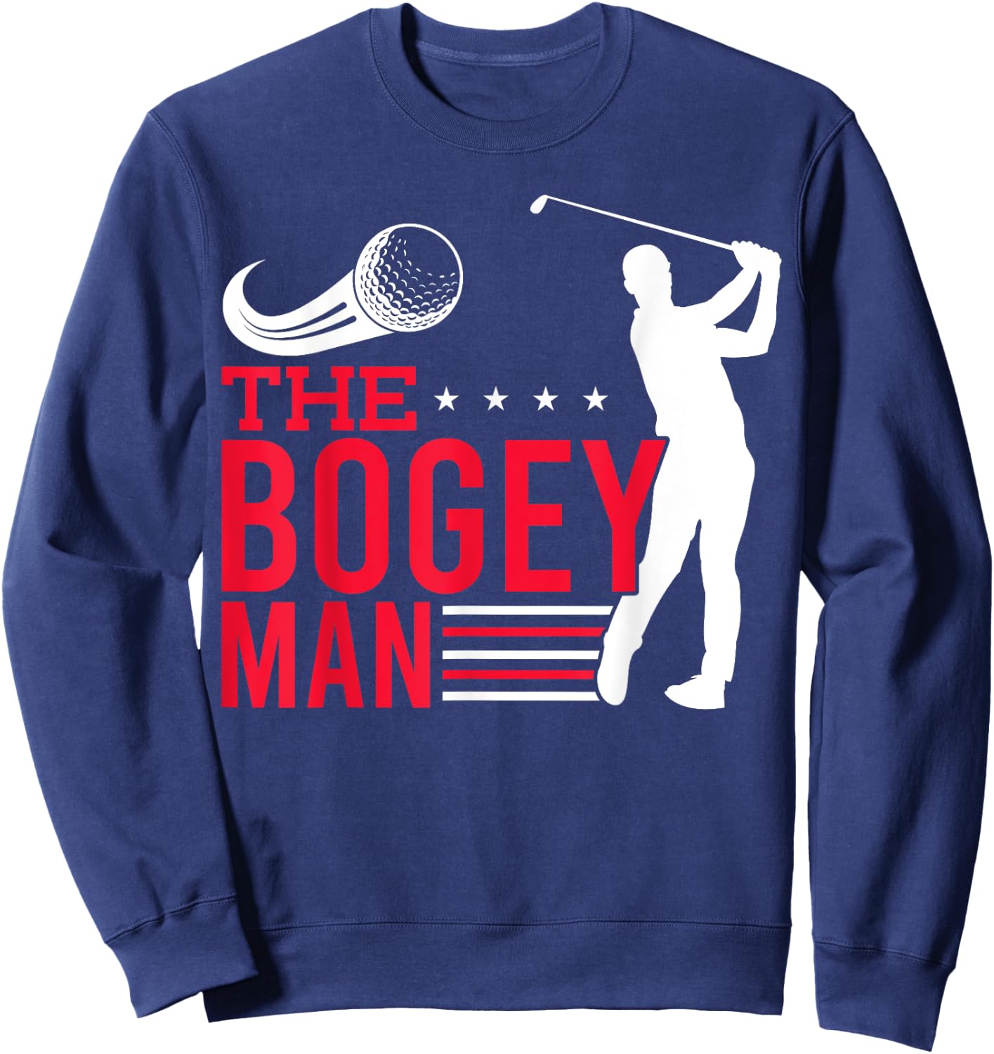 Golfer The Bogey-Man Golf Player Sweatshirt - Sweatshirt | Navy