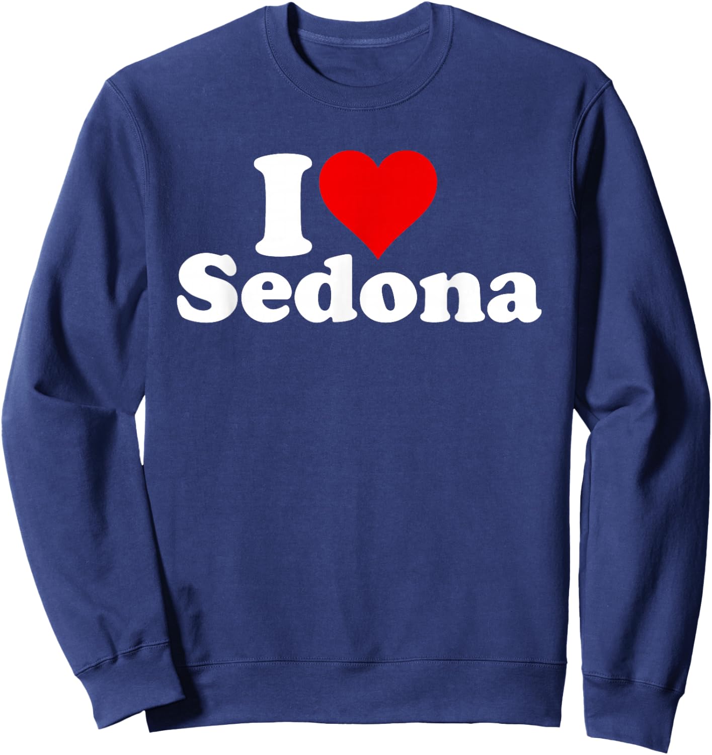 I Love Heart Sedona Arizona Sweatshirt - Sweatshirt | Navy