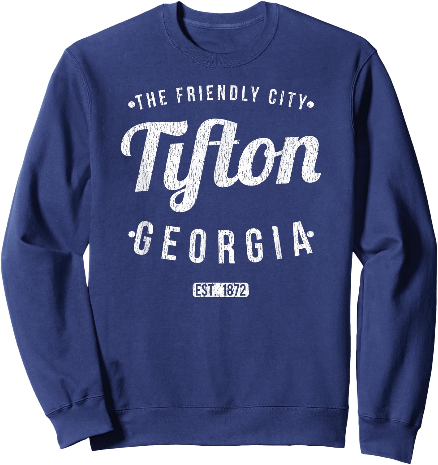 Tifton Georgia Retro Vintage Souvenir GA Tifton Sweatshirt - Sweatshirt | Navy