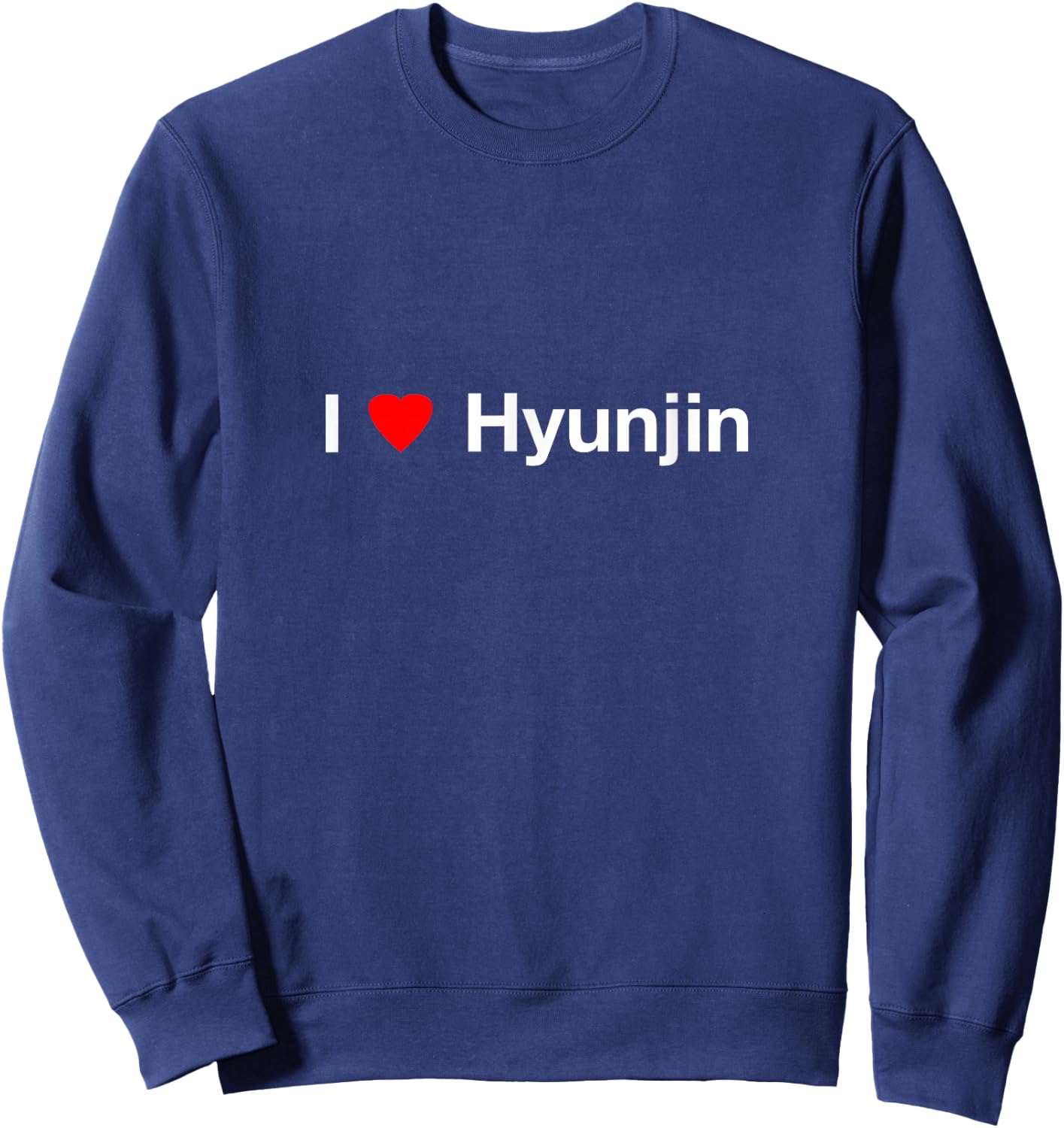 I Heart Hyunjin Sweatshirt - Sweatshirt | Navy
