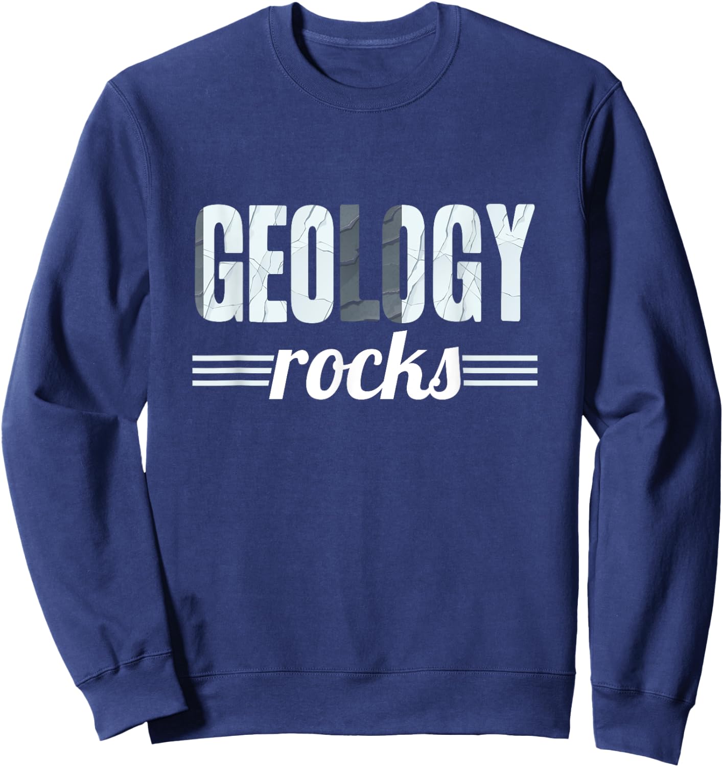 Geology Rocks Collecting Rocks Geology Rockhounding Sweatshirt - Sweatshirt | Navy