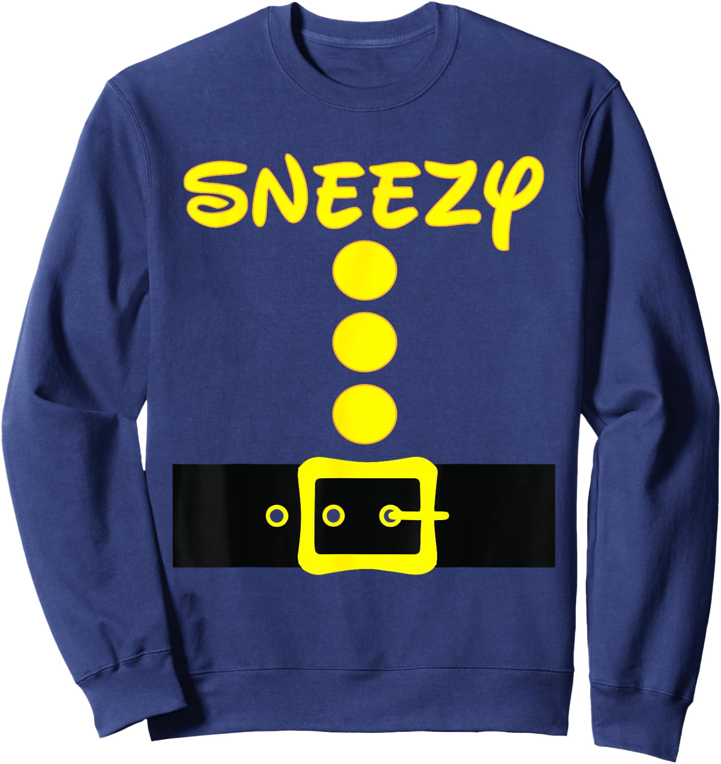 Dwarf Easy Halloween Costume Group Men Women Kids Matching Sweatshirt - Sweatshirt | Navy