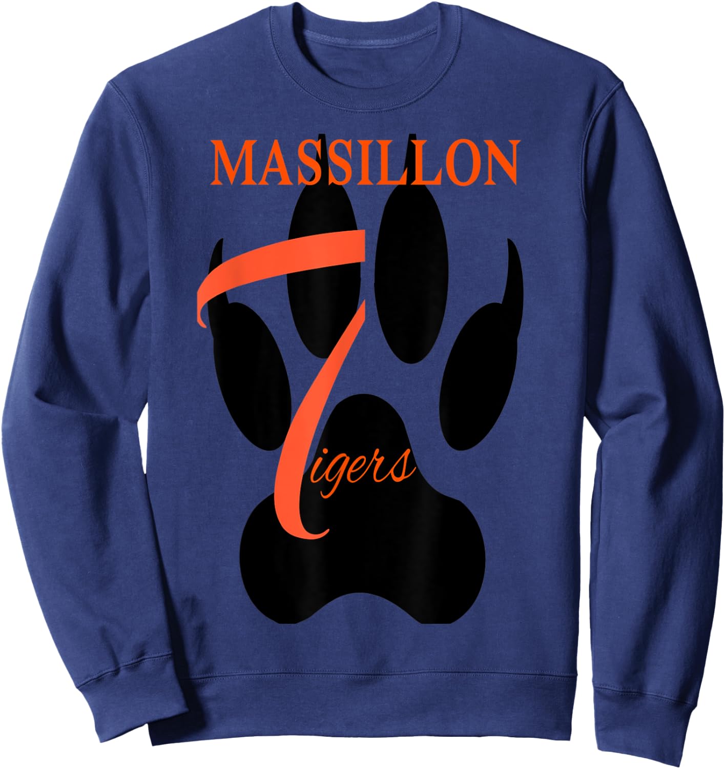 Tigers Sports, Football, Baseball, Basketball. Grey Sweatshirt - Sweatshirt | Navy