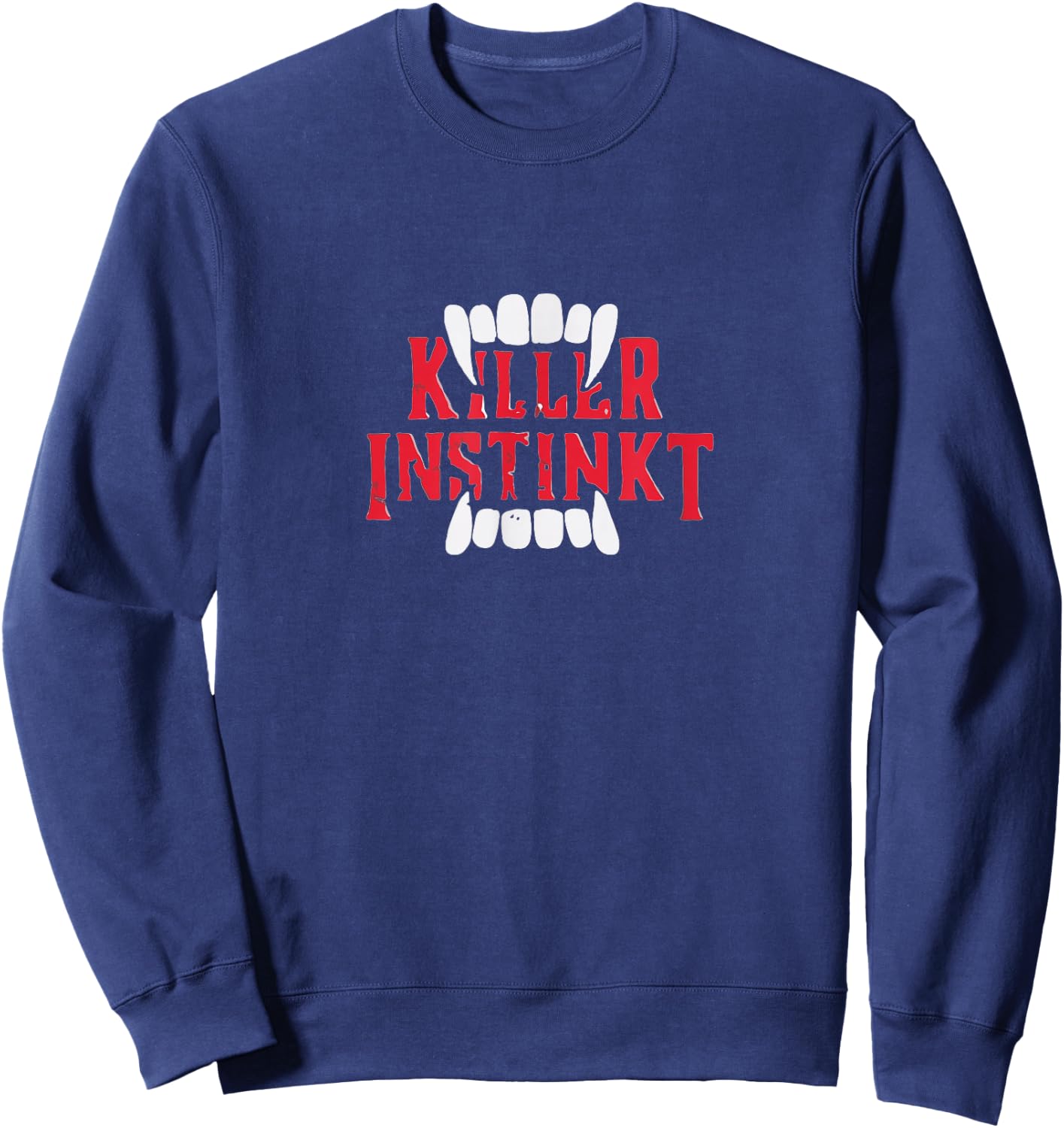 Killer Instinkt Totally Killer Halloween vampire teeth movie Sweatshirt - Sweatshirt | Navy