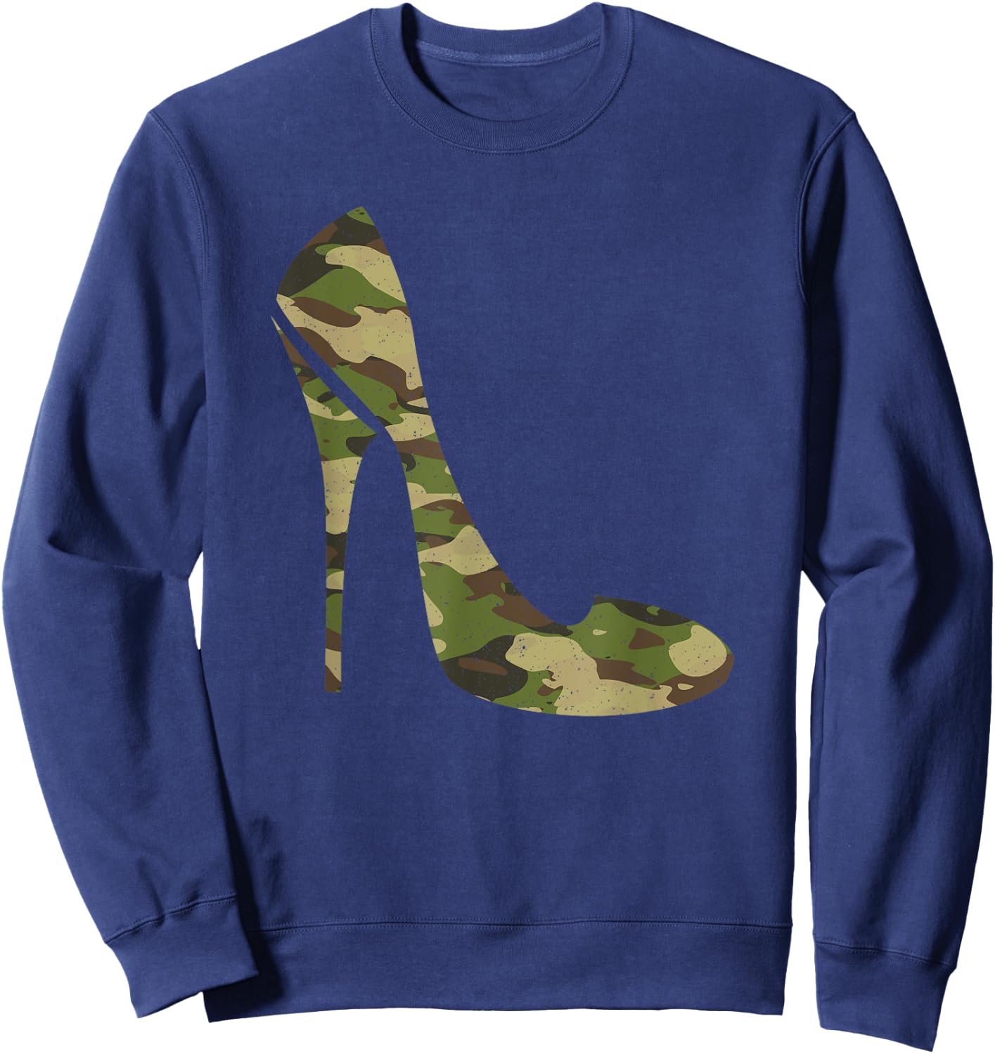 Cool Camouflage Art Girl Camo Clothes Costume Camo Sweatshirt - Sweatshirt | Navy