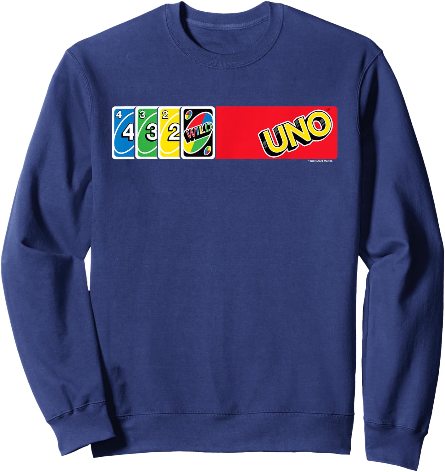 UNO - Card Spread Sweatshirt - Sweatshirt | Navy