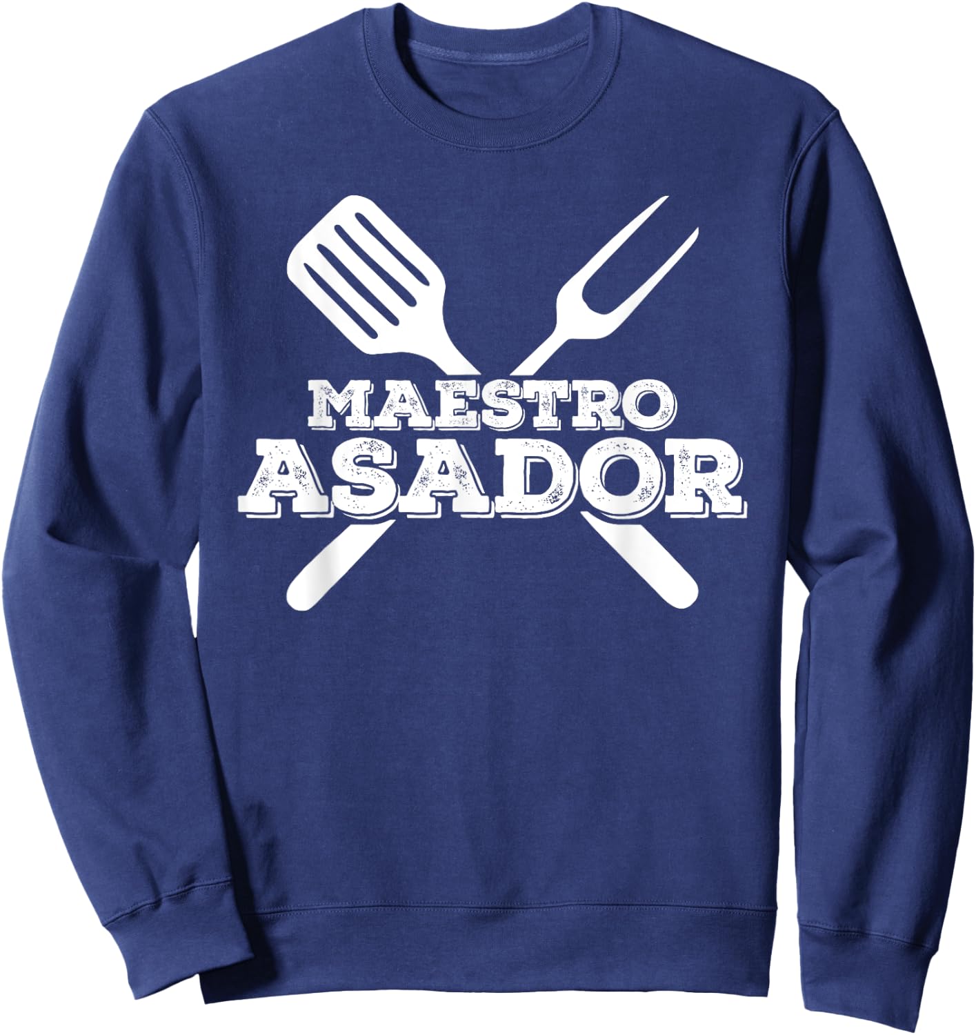 Asador Argentino Argentine Grill Asado BBQ Funny Argentinian Sweatshirt - Sweatshirt | Navy