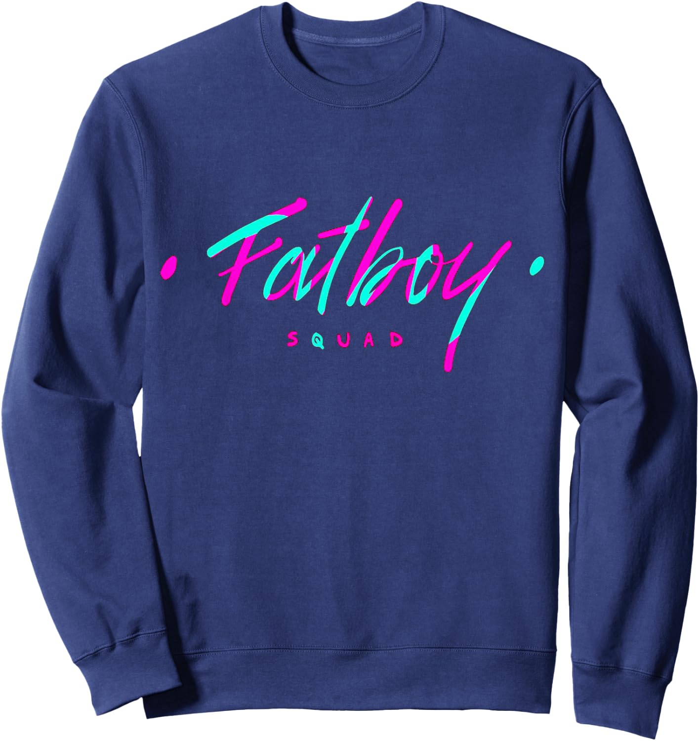 Fatboy Squad Gym Weightlifting Bodybuilding Fitness Workout Sweatshirt - Sweatshirt | Navy