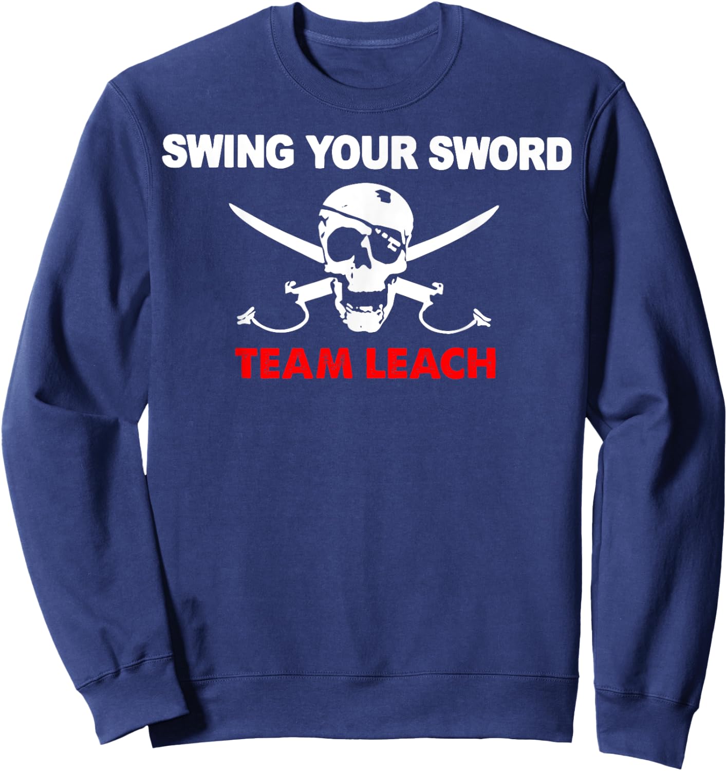 Skull Swing Your Sword Team Leach Sweatshirt - Sweatshirt | Navy