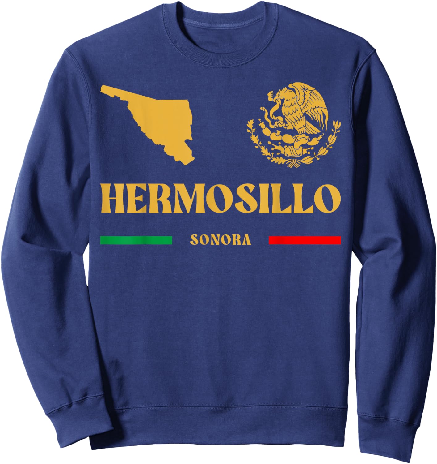 Hermosillo Emblem, Hermosillo Sonora, Hermosillo Sweatshirt - Sweatshirt | Navy