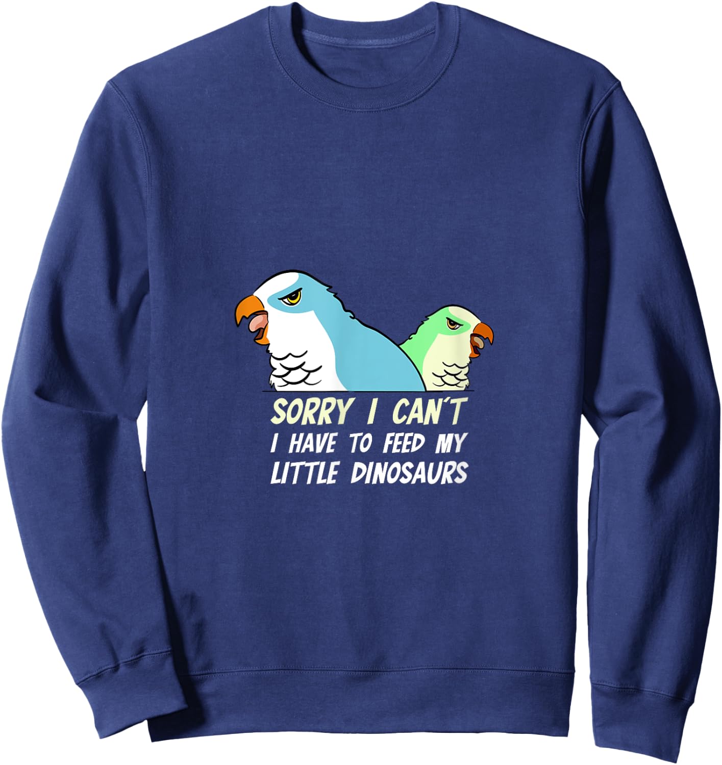 Quaker Parrot Monk Parakeet Sweatshirt - Sweatshirt | Navy