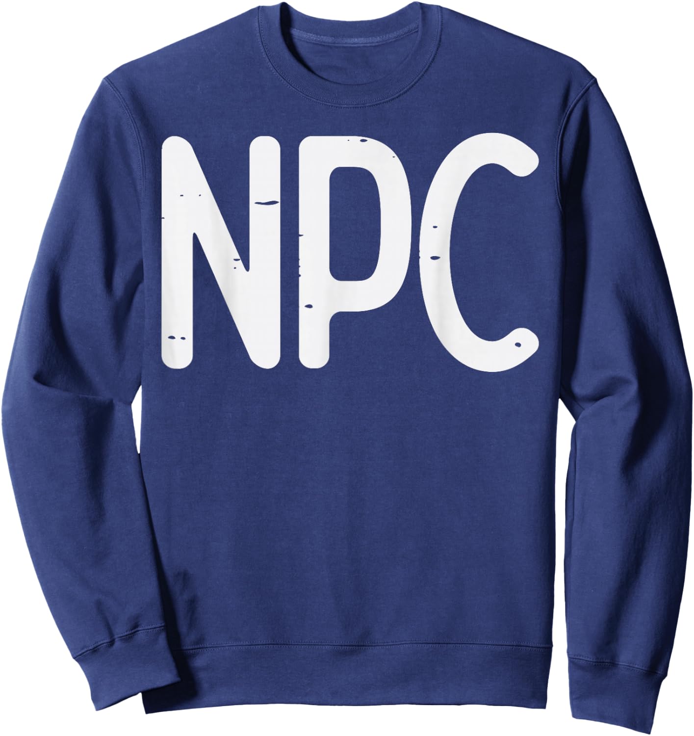 RPG Gamer NPC Funny Non Player Character Men Boys Sweatshirt - Sweatshirt | Navy