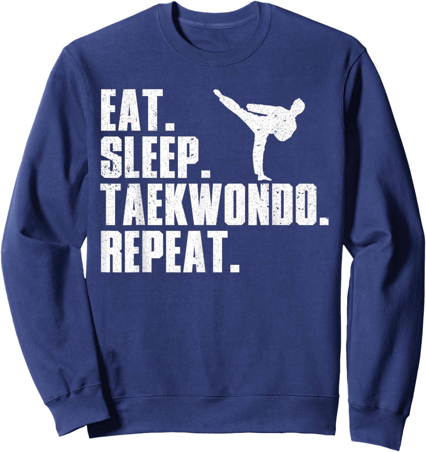 Funny Taekwondo Design For Boys Girls Tae Kwon Do Fighters Sweatshirt - Sweatshirt | Navy
