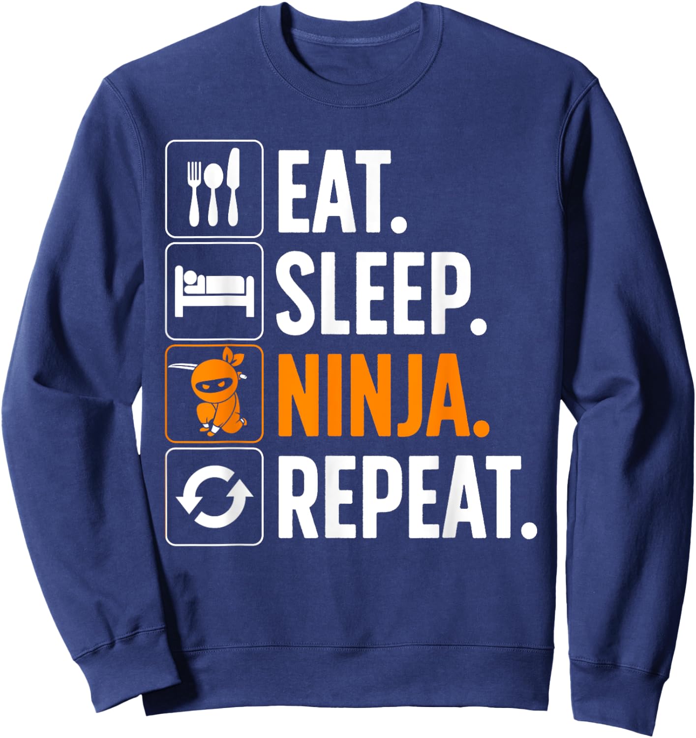 Ninja Art Women Ninja Martial Arts Ninja Costume Sweatshirt - Sweatshirt | Navy