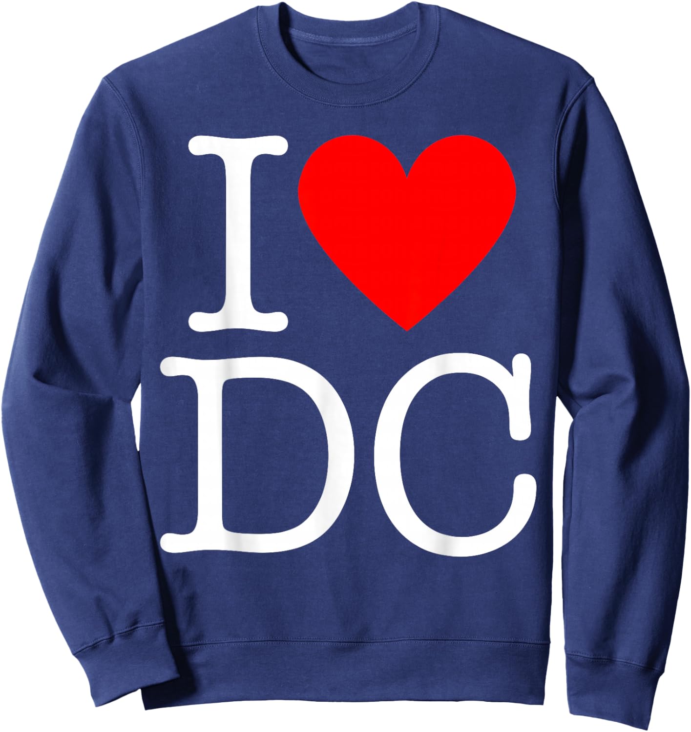 I Heart Washington - I Love DC Sweatshirt - Sweatshirt | Navy