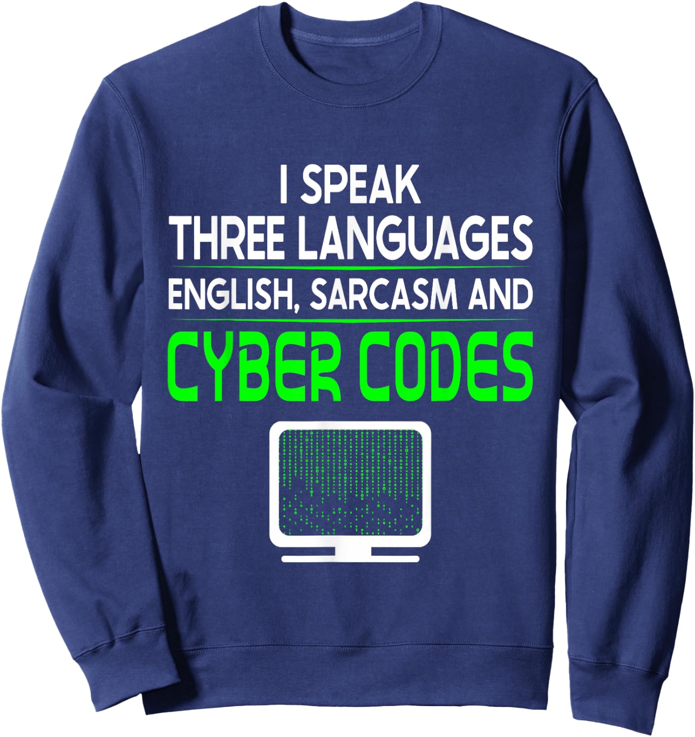 Cyber security Professional Funny IT Security Ethical hacker Sweatshirt - Sweatshirt | Navy