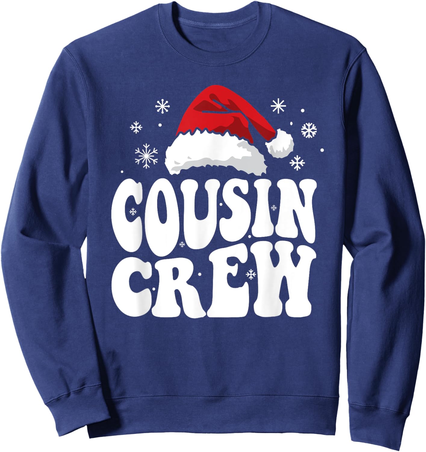 Christmas Squad Family Cousin Crew Pajamas For Kids Sweatshirt - Sweatshirt | Navy