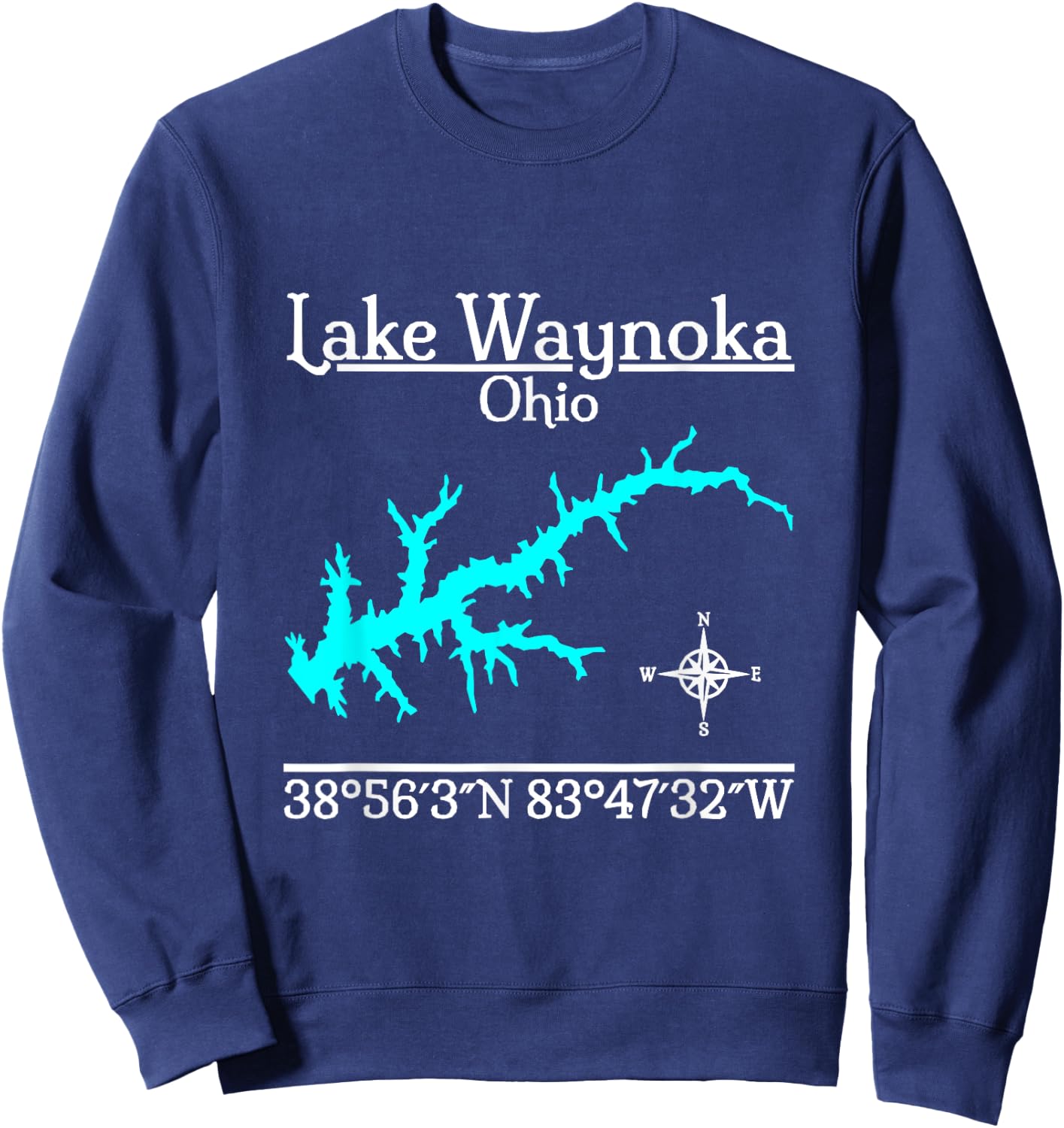 Lake Waynoka, Ohio Sweatshirt - Sweatshirt | Navy