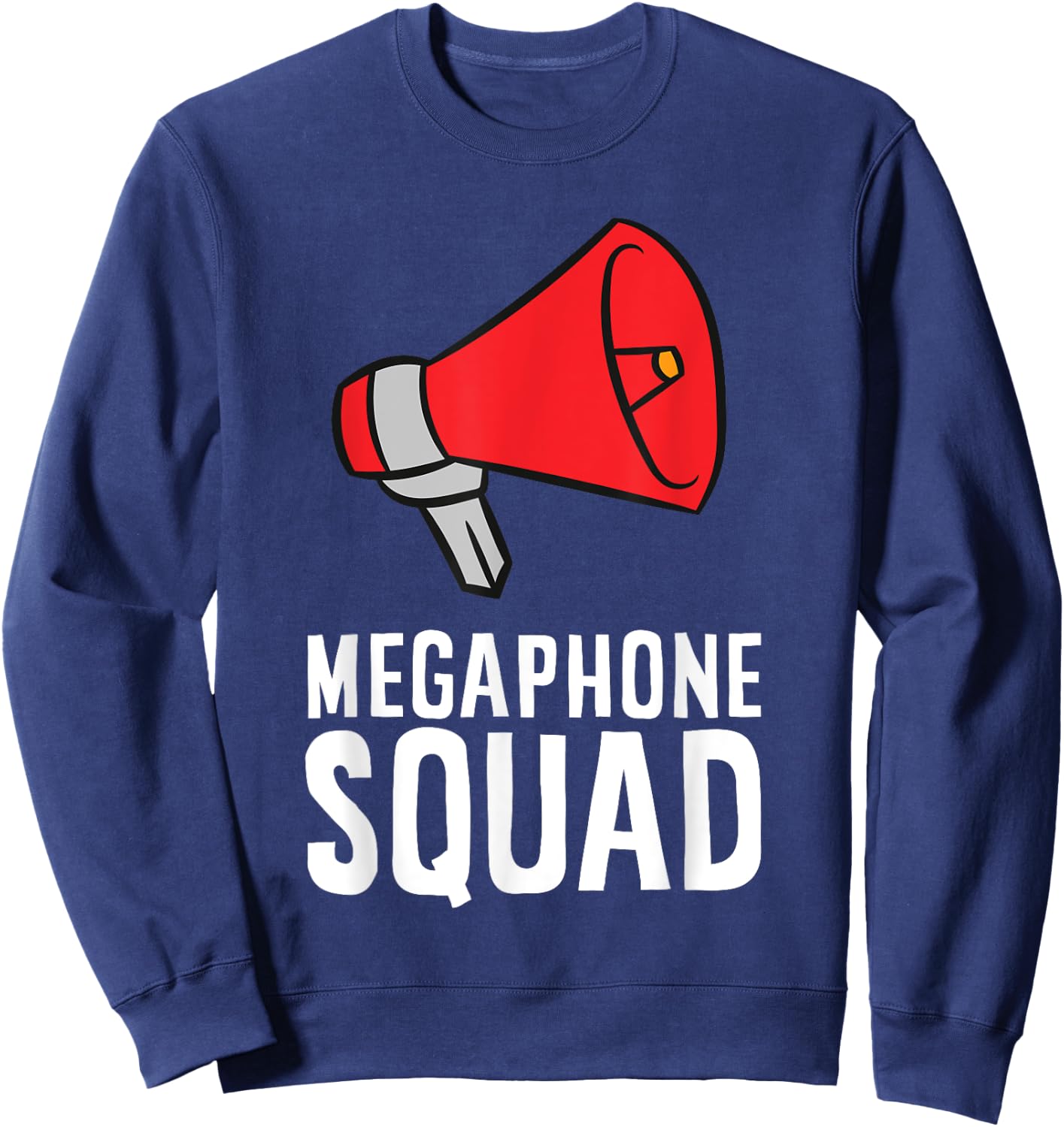 Megaphone Squad Sweatshirt - Sweatshirt | Navy