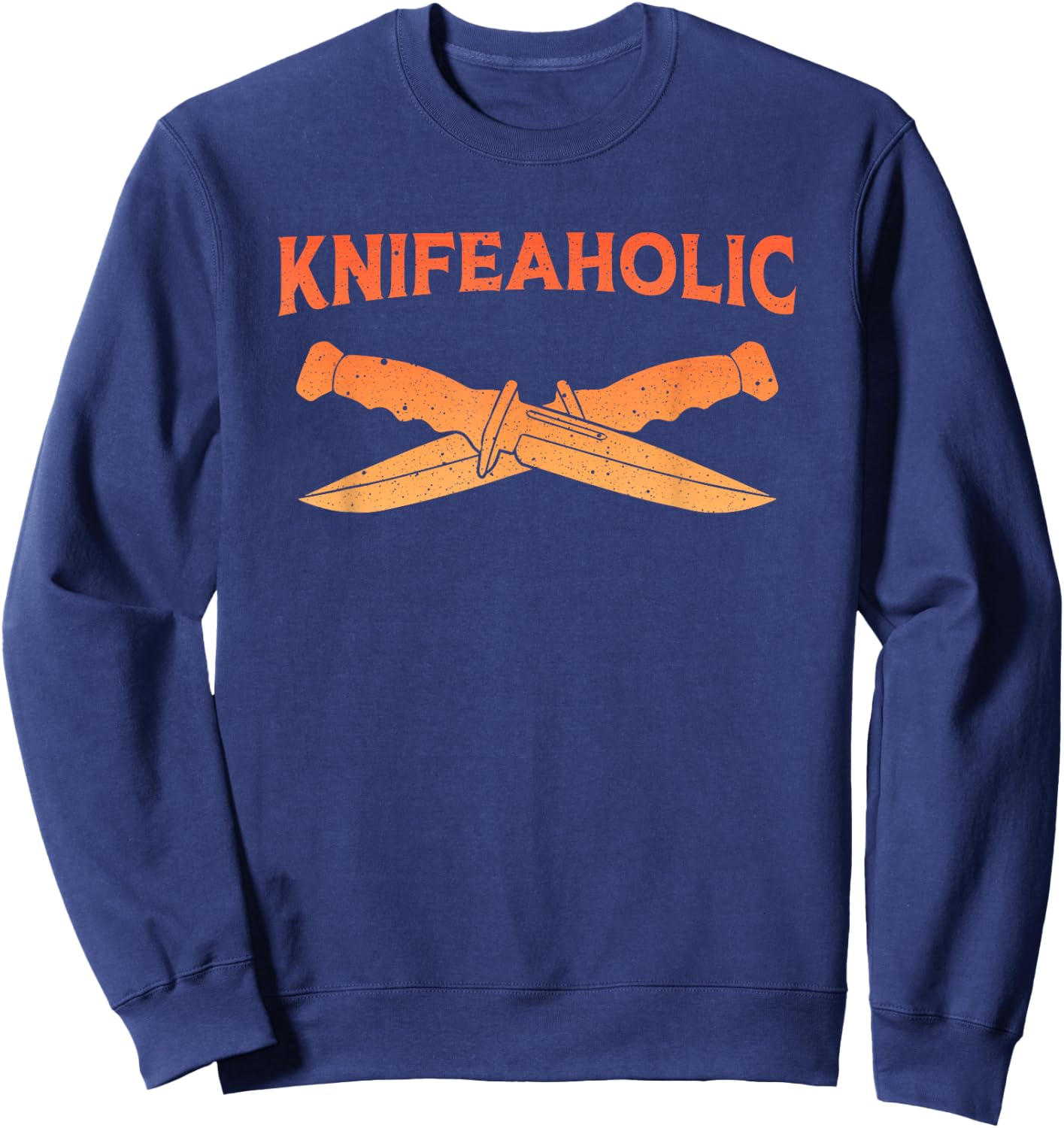 Knife Collecting Art Women Pocket Knives Blacksmith Sweatshirt - Sweatshirt | Navy