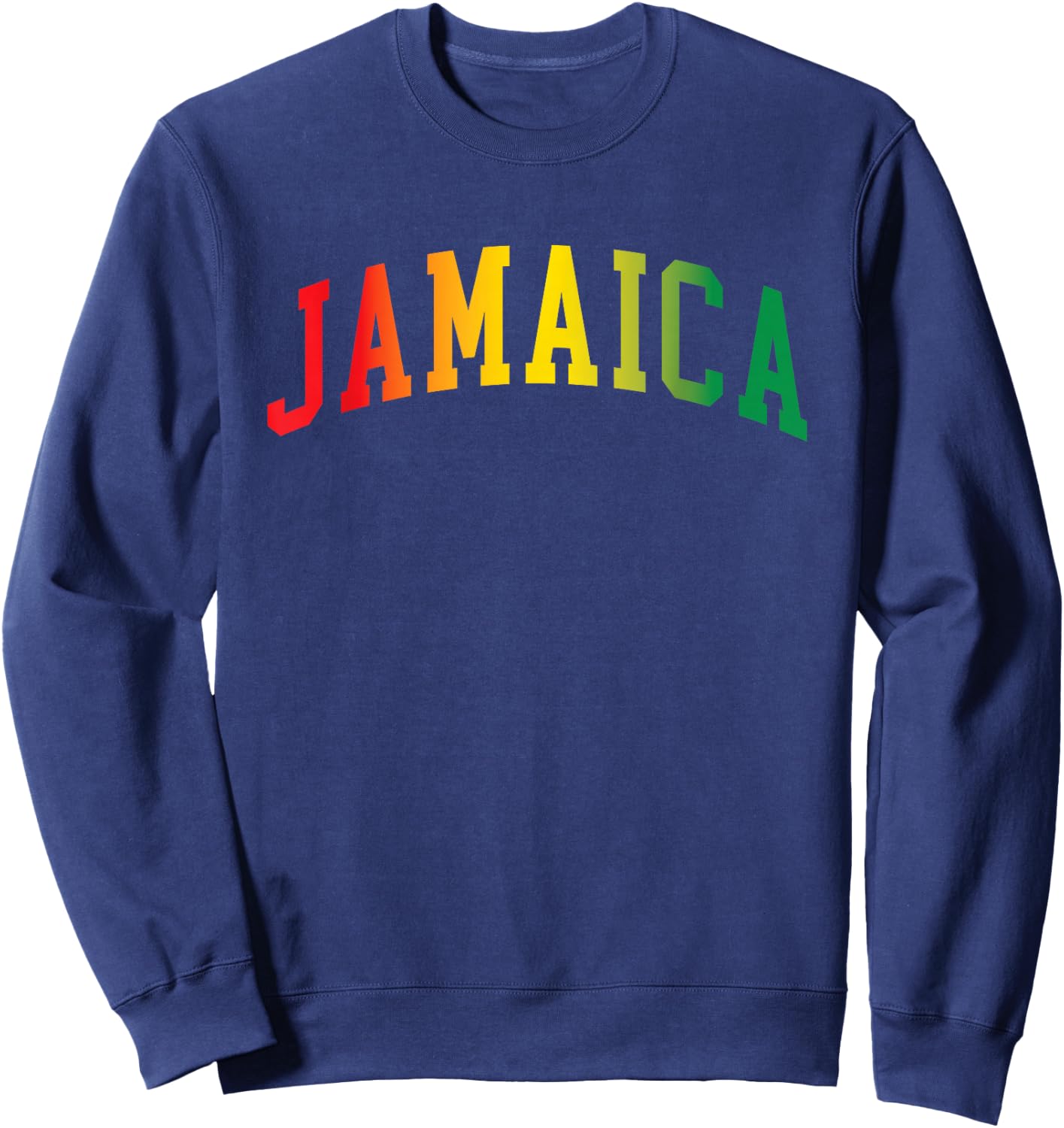 Retro Jamaica Reggae Vintage Jamaican Men Souvenir Sweatshirt - Sweatshirt | Navy