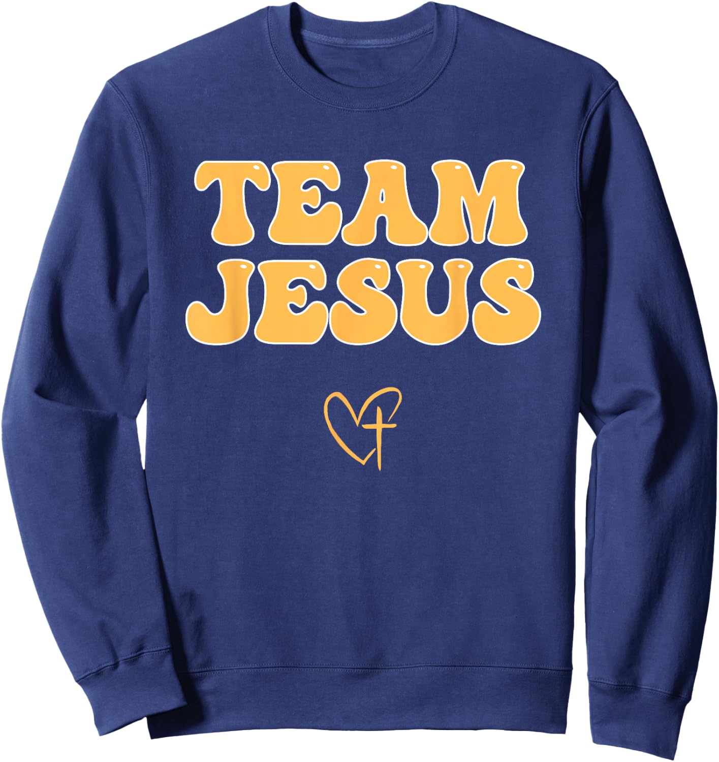 Team Jesus Christian Women Sweatshirt - Sweatshirt | Navy
