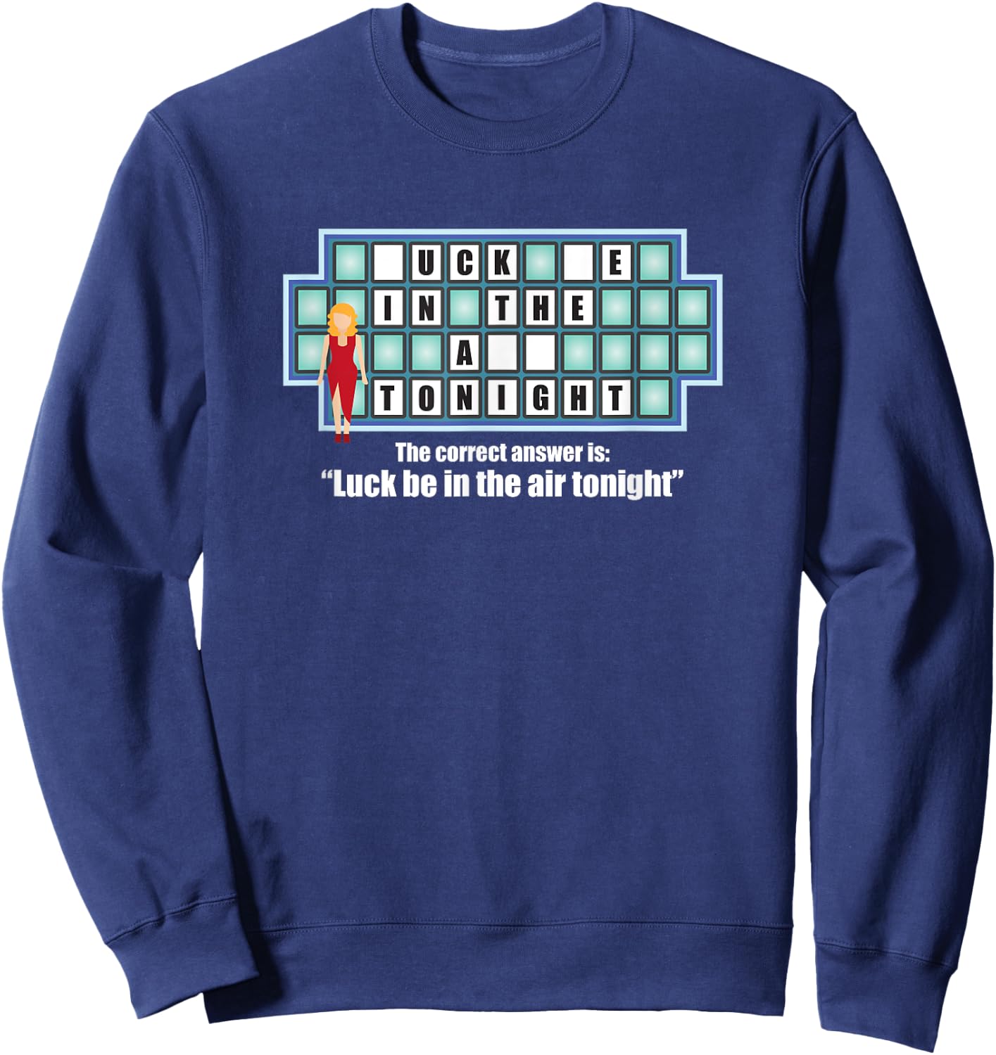 Inappropriate Adult Humor Quiz Puzzle Game Show Meme Funny Sweatshirt - Sweatshirt | Navy