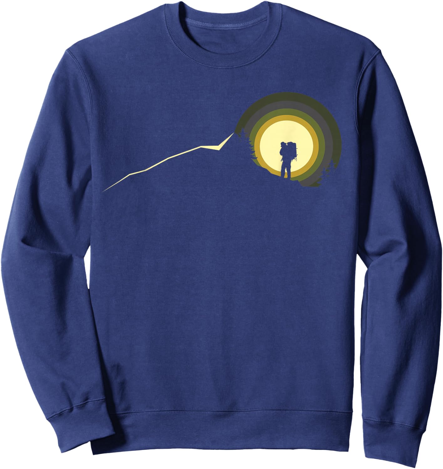 Hiking Apparel - Outdoor Camping Backpacking Hiking Sweatshirt - Sweatshirt | Navy