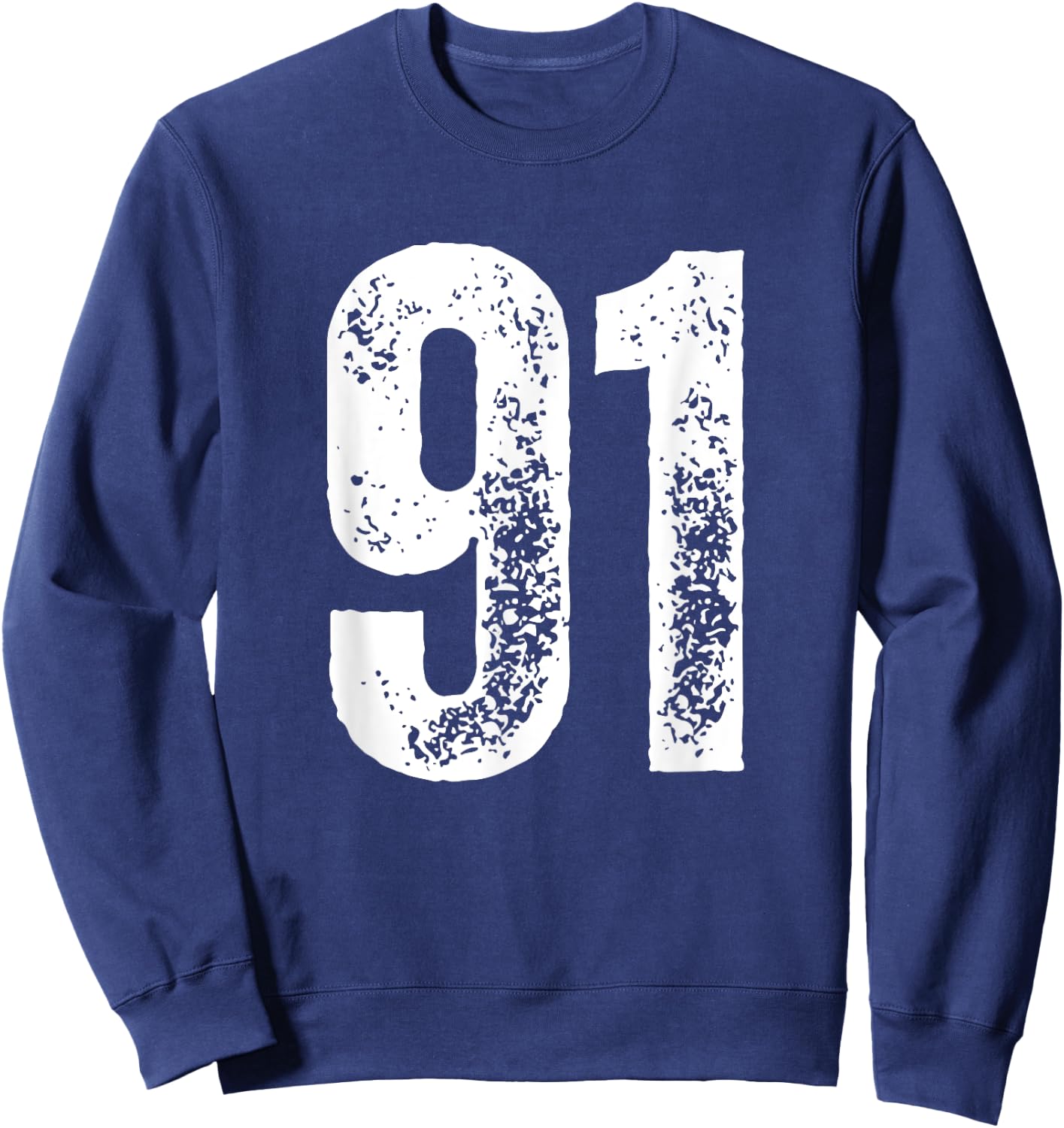 Number 91 Sweatshirt - Sweatshirt | Navy