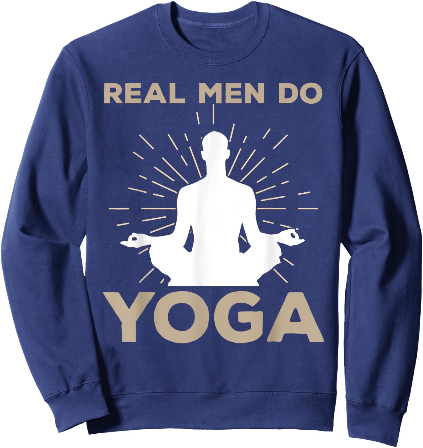 Funny Yoga Design Boys Yoga Pose Meditation Lovers Sweatshirt - Sweatshirt | Navy
