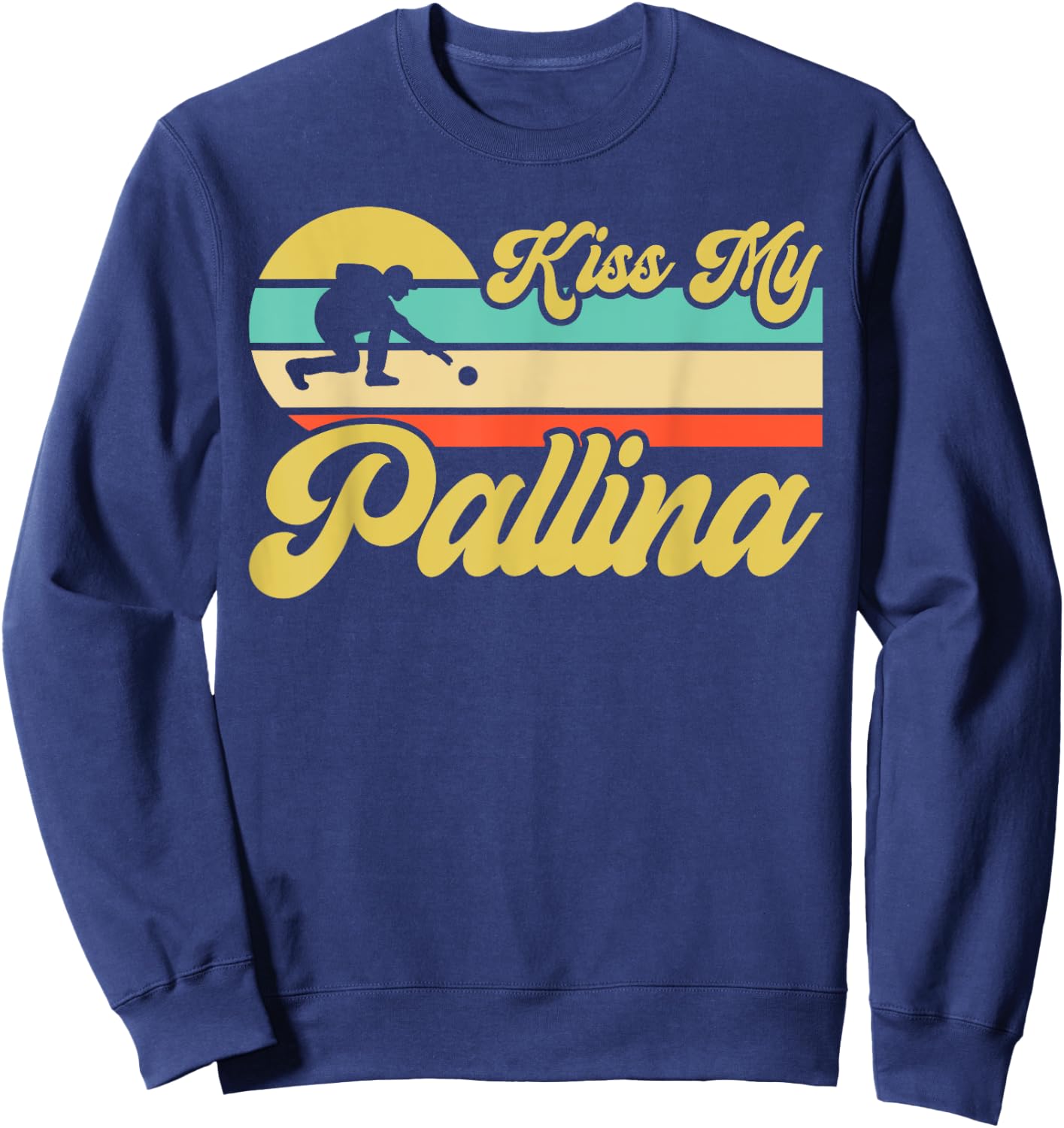 Boccia Kiss My Pallina Pallino Sweatshirt - Sweatshirt | Navy