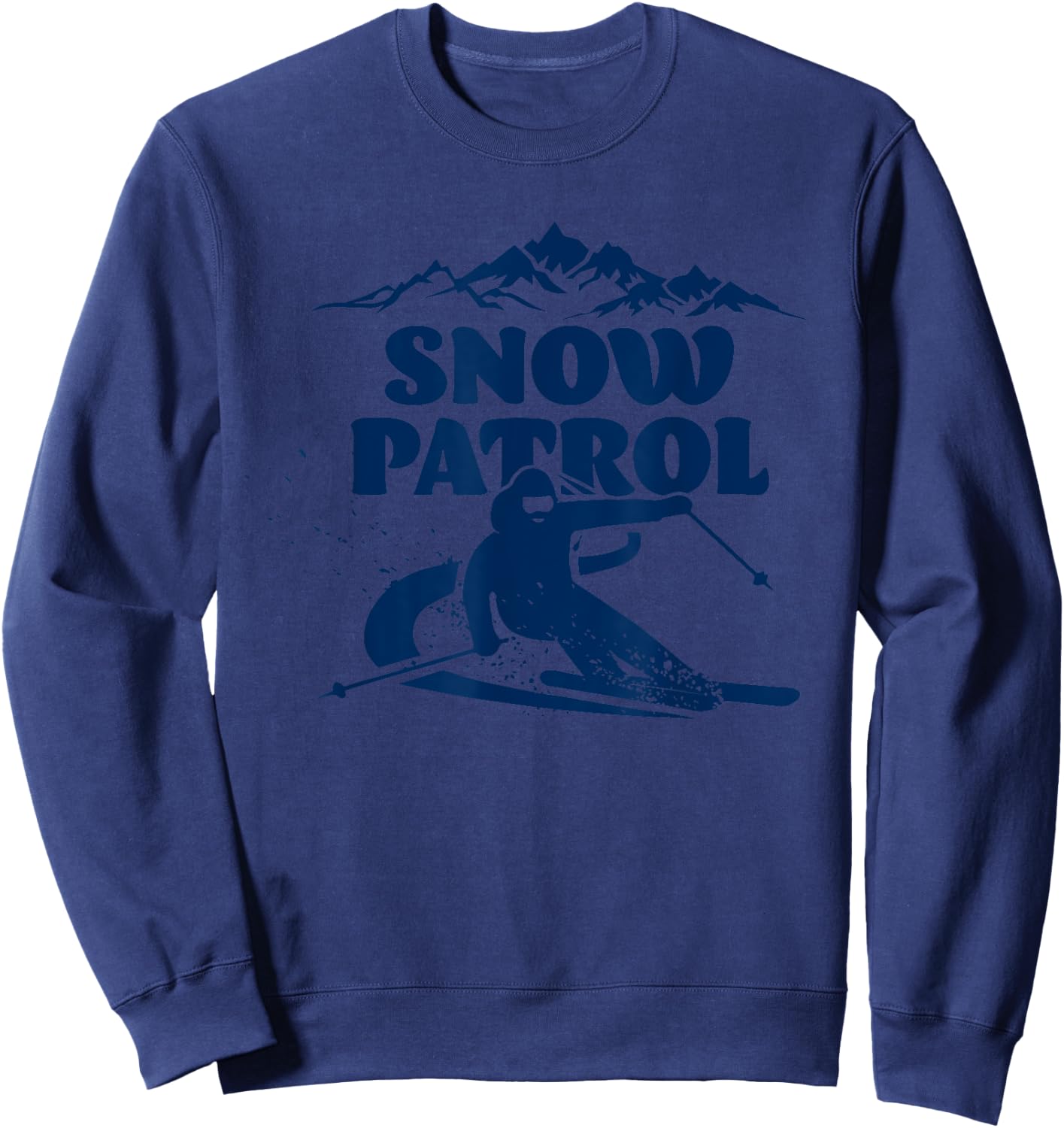 Snow Patrol Blue Font Sweatshirt - Sweatshirt | Navy
