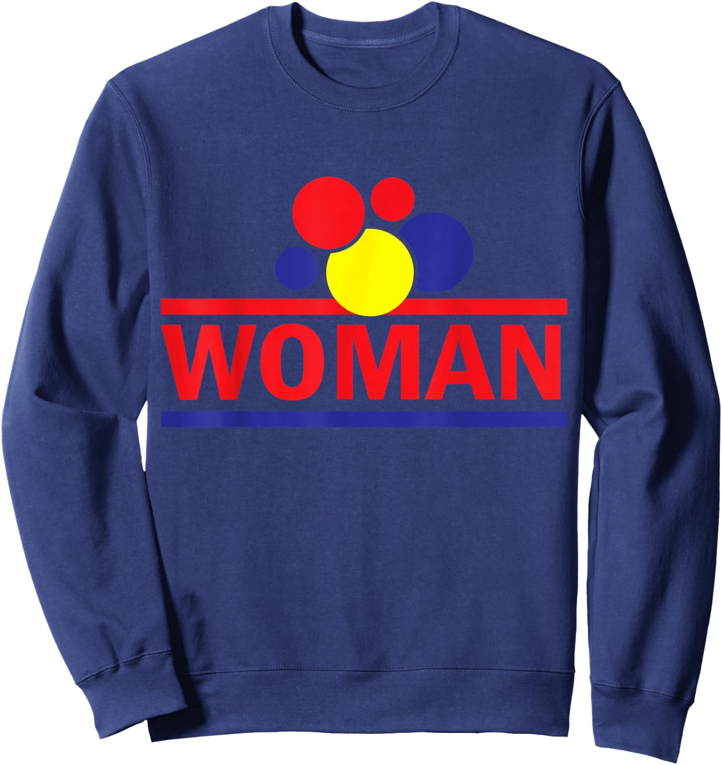 Retro Wonder Lover Women Bread Sweatshirt - Sweatshirt | Navy