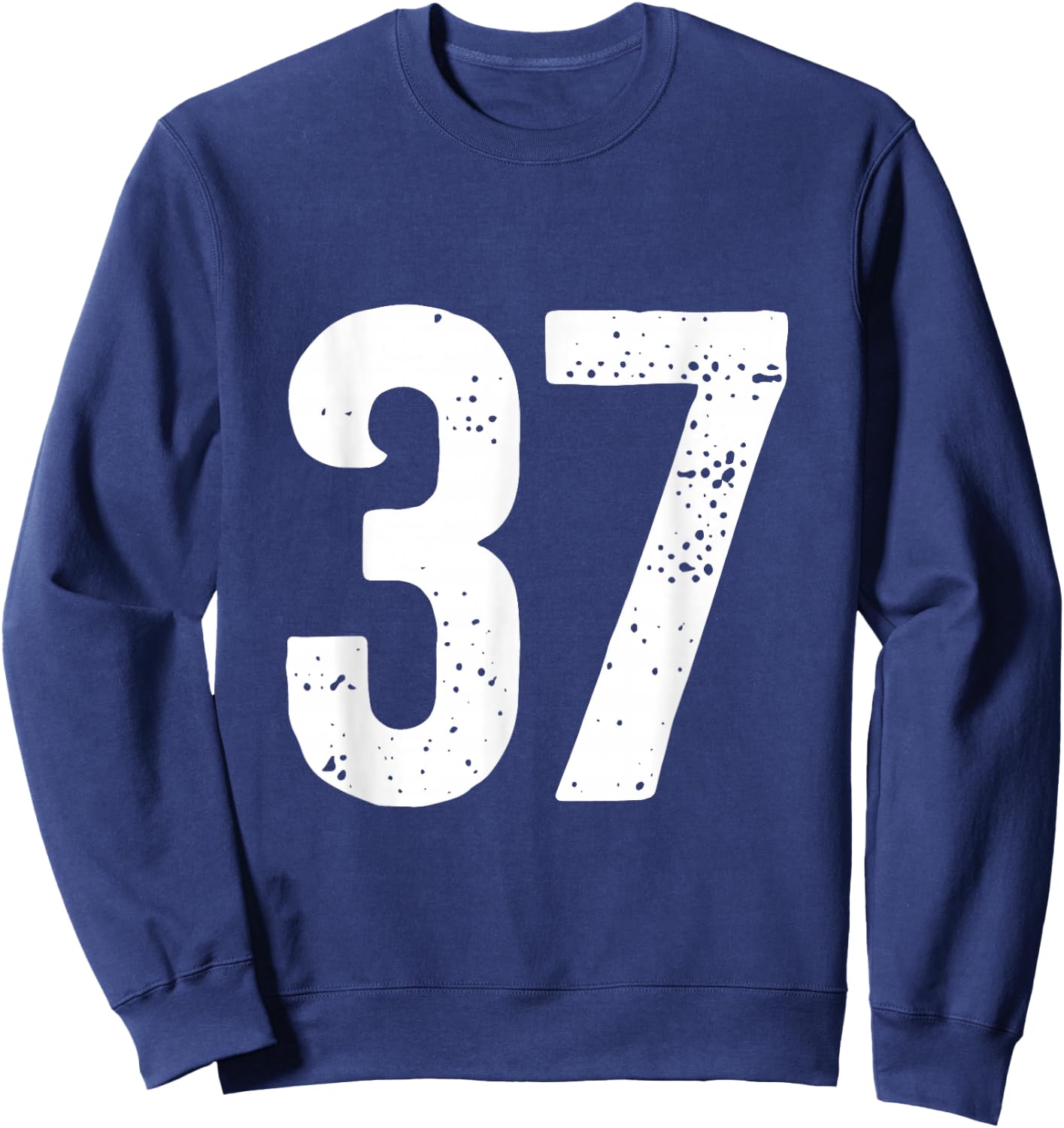 Number 37 Sweatshirt - Sweatshirt | Navy