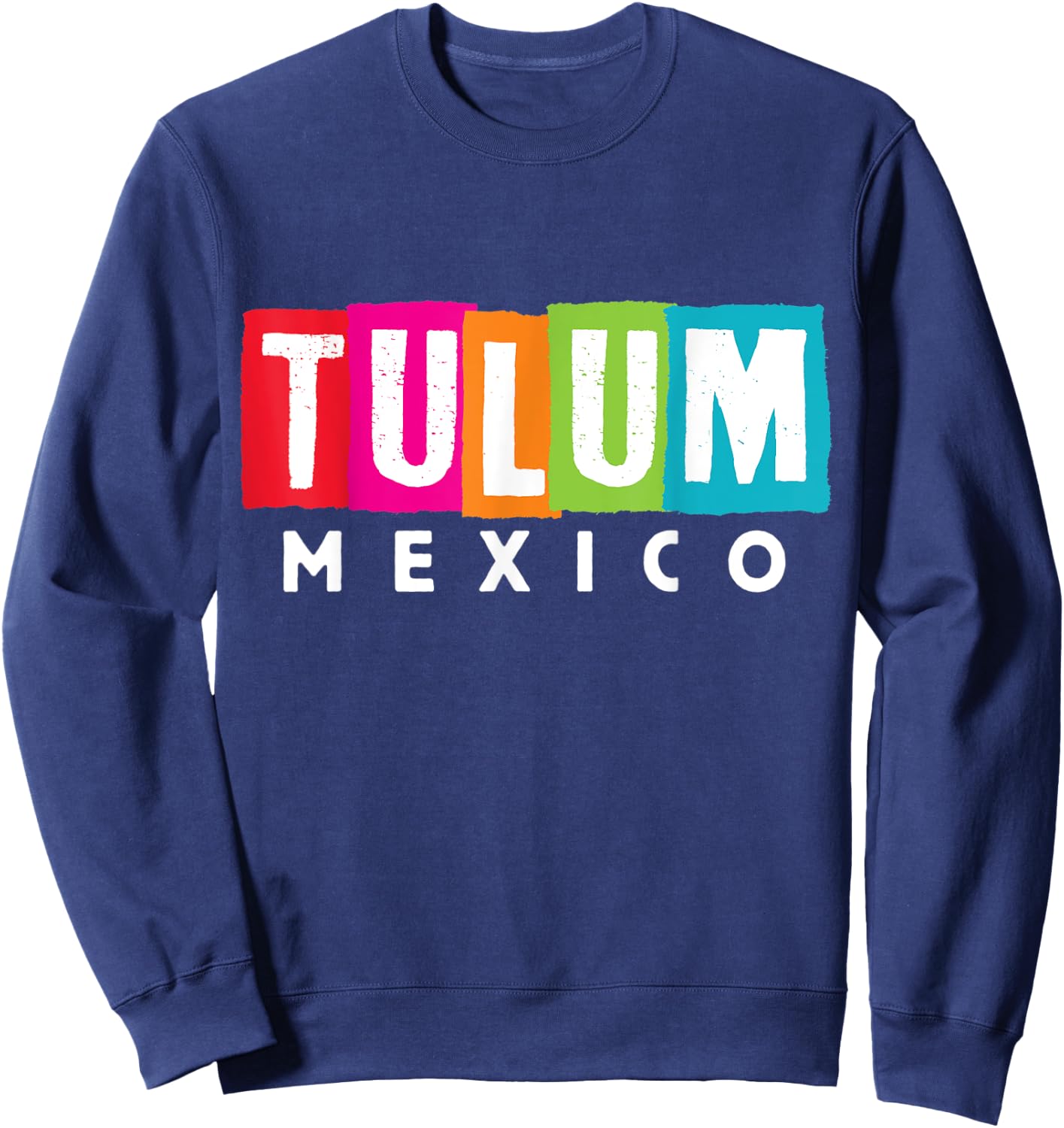 Tulum Mexico Souvenir Beach Vacation Trip Women Kids Sweatshirt - Sweatshirt | Navy