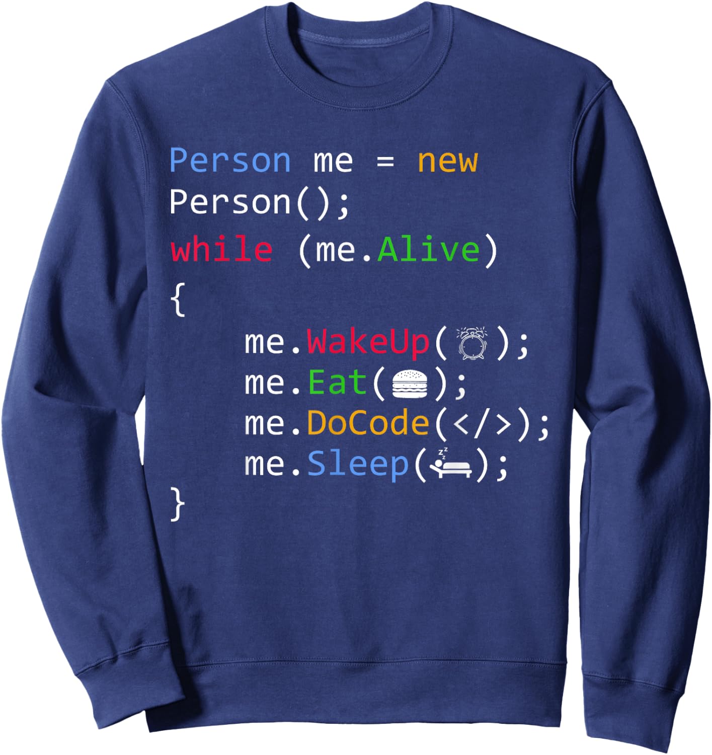 Web Development Services Coder Programmer Developer Sweatshirt - Sweatshirt | Navy