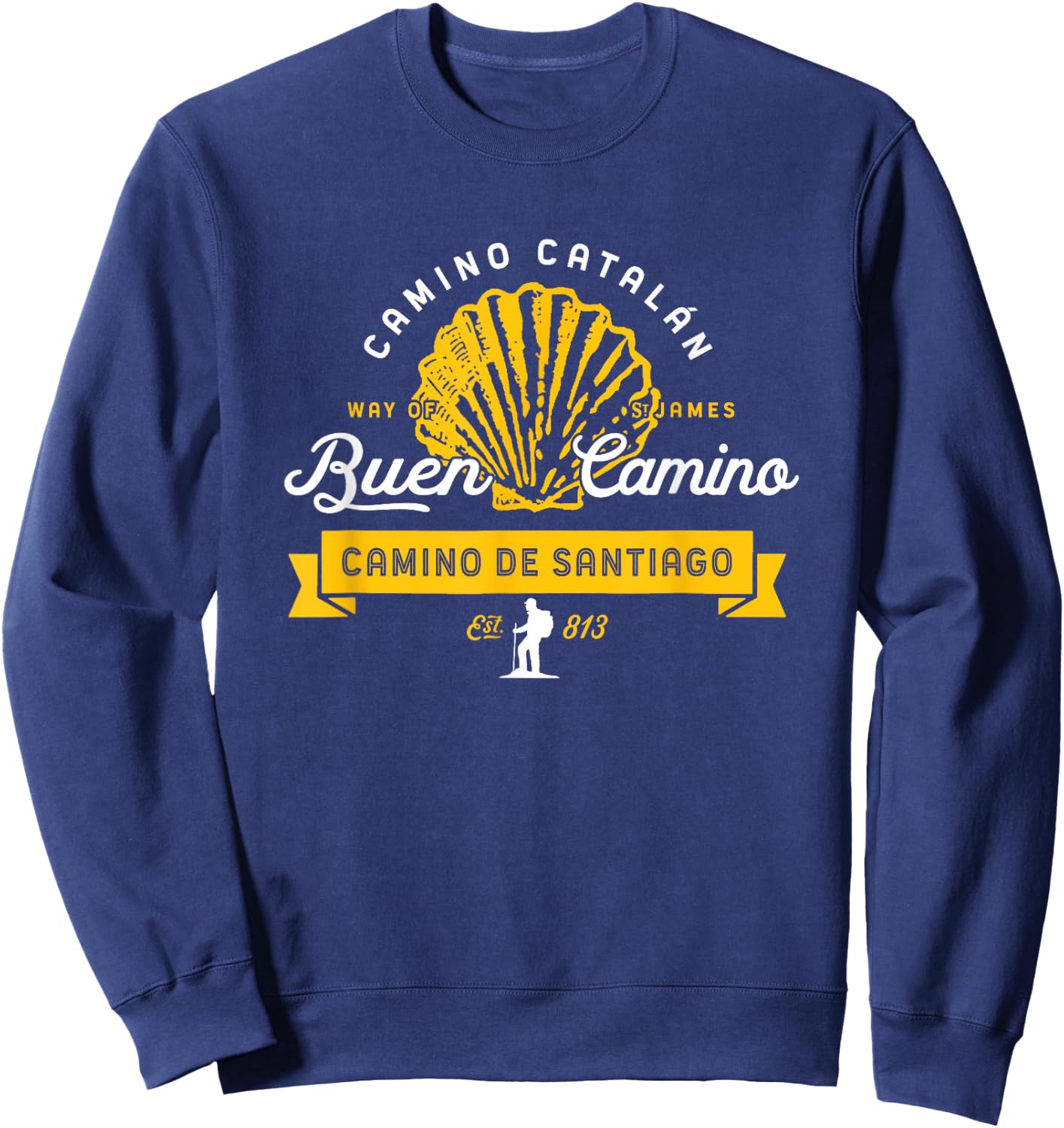 Camino de Catalán - El Camino de Santiago Sweatshirt - Sweatshirt | Navy