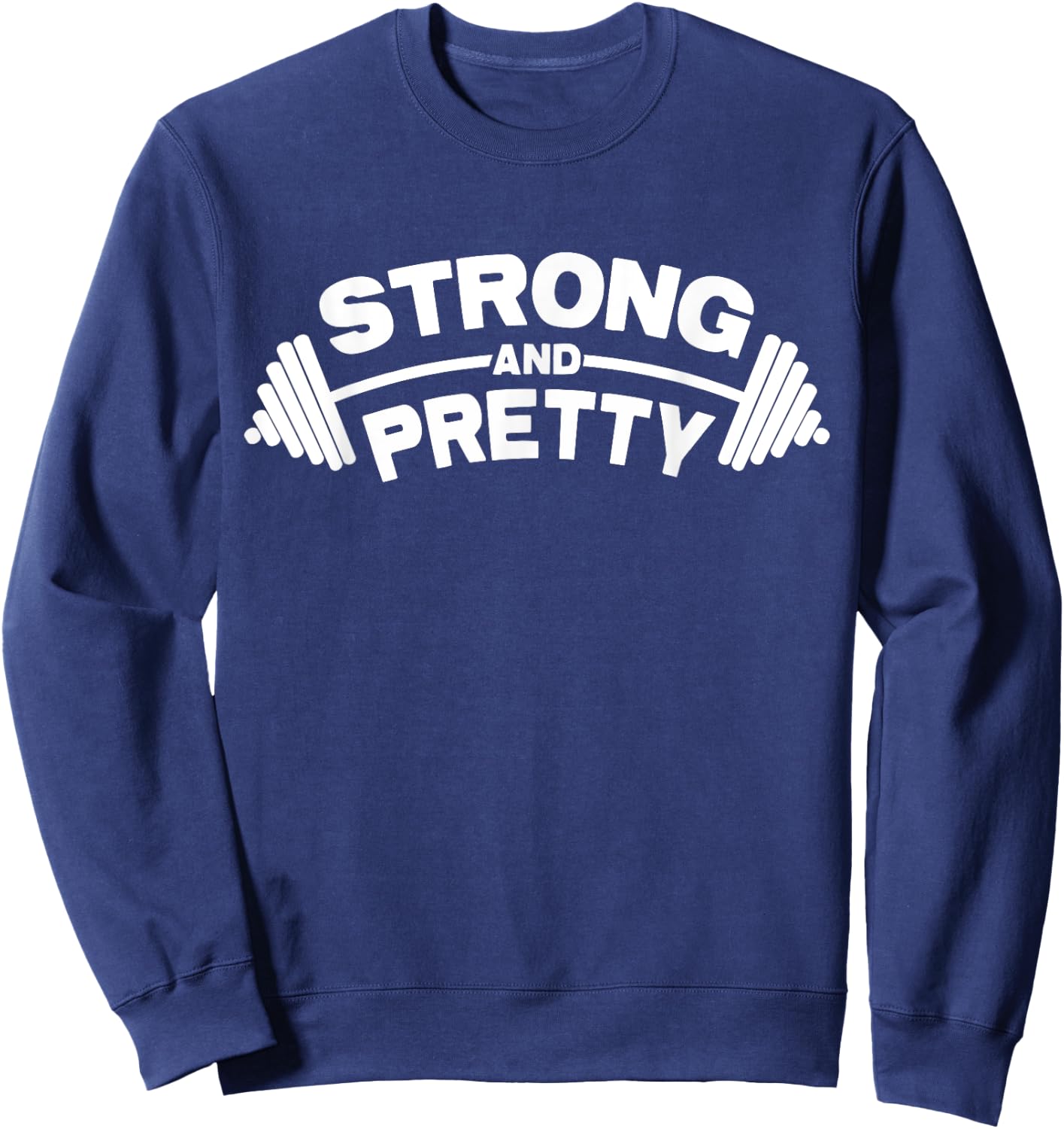 Fitness Gym Weigh Lifting Women Equality Apparel Sweatshirt - Sweatshirt | Navy