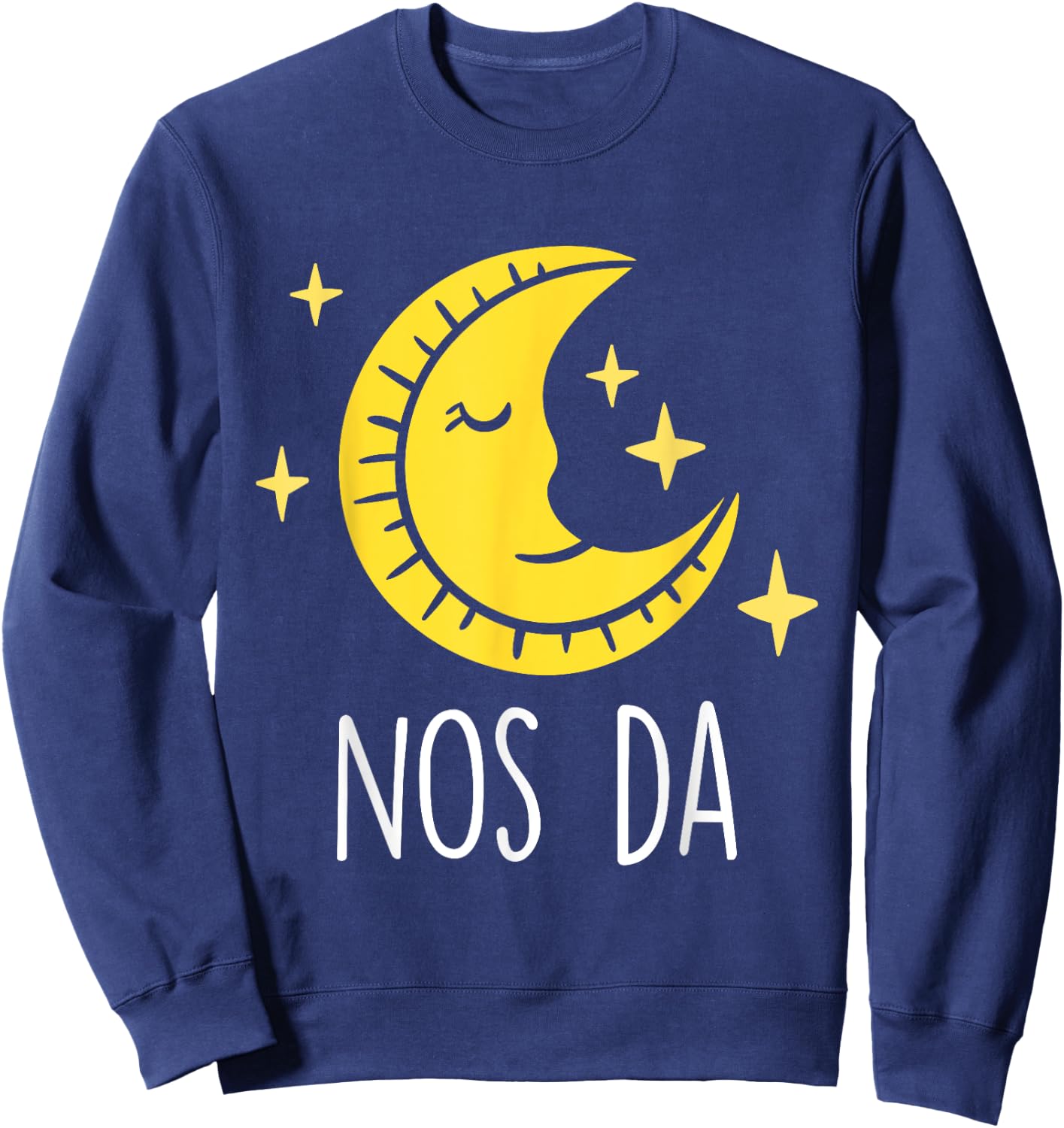 Welsh Pyjama Bed Time Nos Da Good Night Wales Sweatshirt - Sweatshirt | Navy